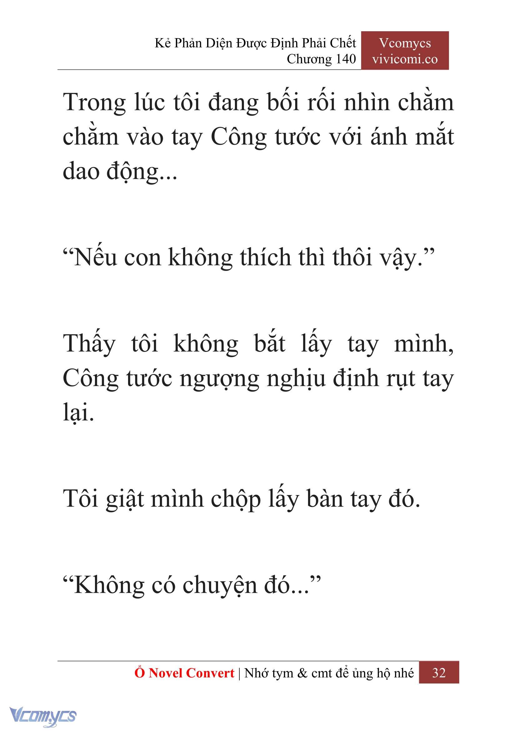 [Novel] Kẻ Phản Diện Được Định Phải Chết Chap 140 - Trang 2
