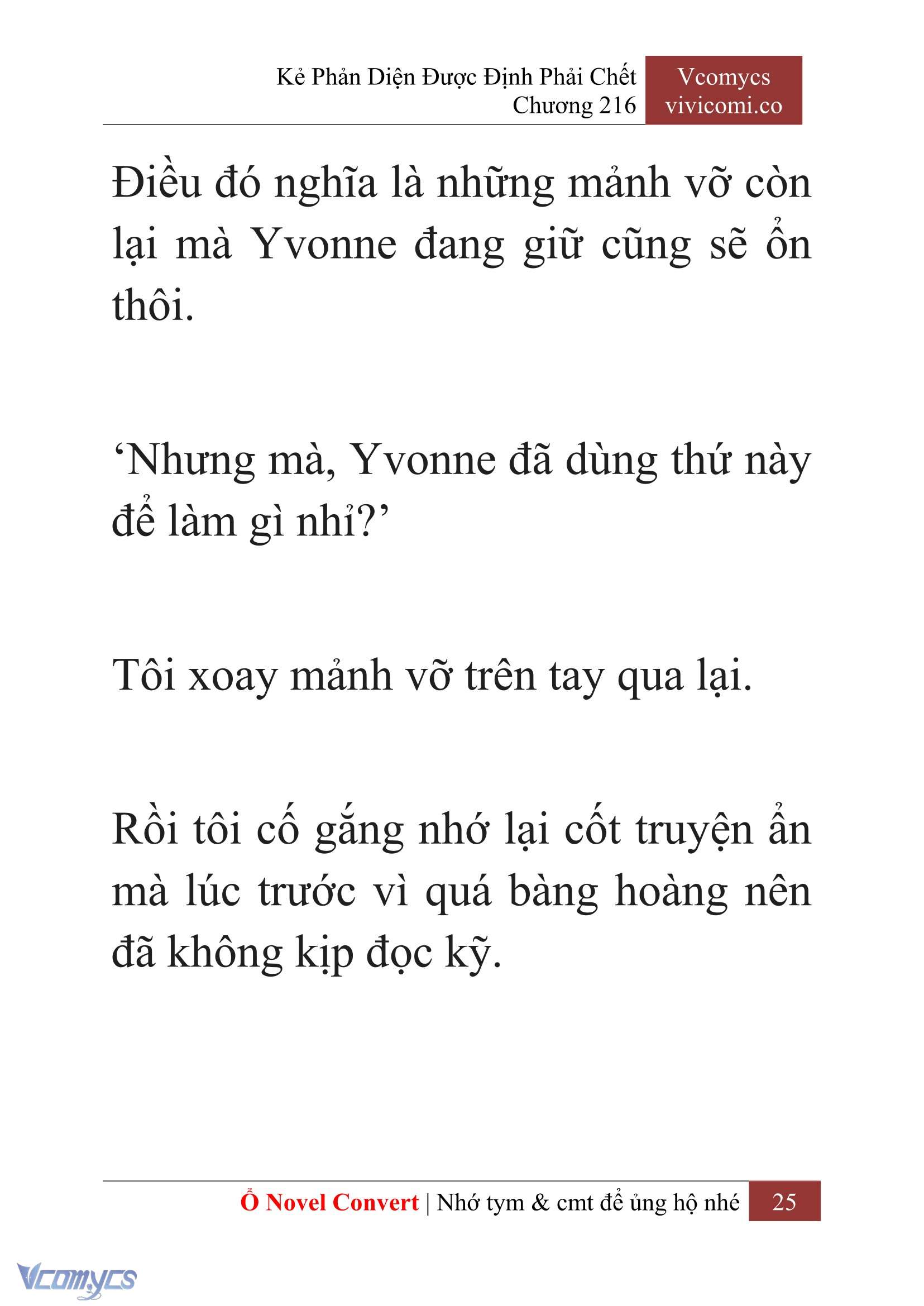 [Novel] Kẻ Phản Diện Được Định Phải Chết Chap 216 - Next Chap 217
