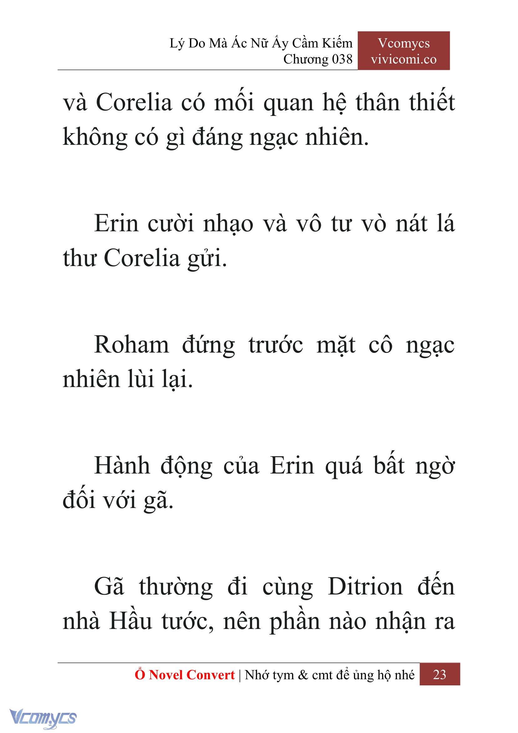 [Novel] Lý Do Mà Ác Nữ Ấy Cầm Kiếm Chap 38 - Trang 2
