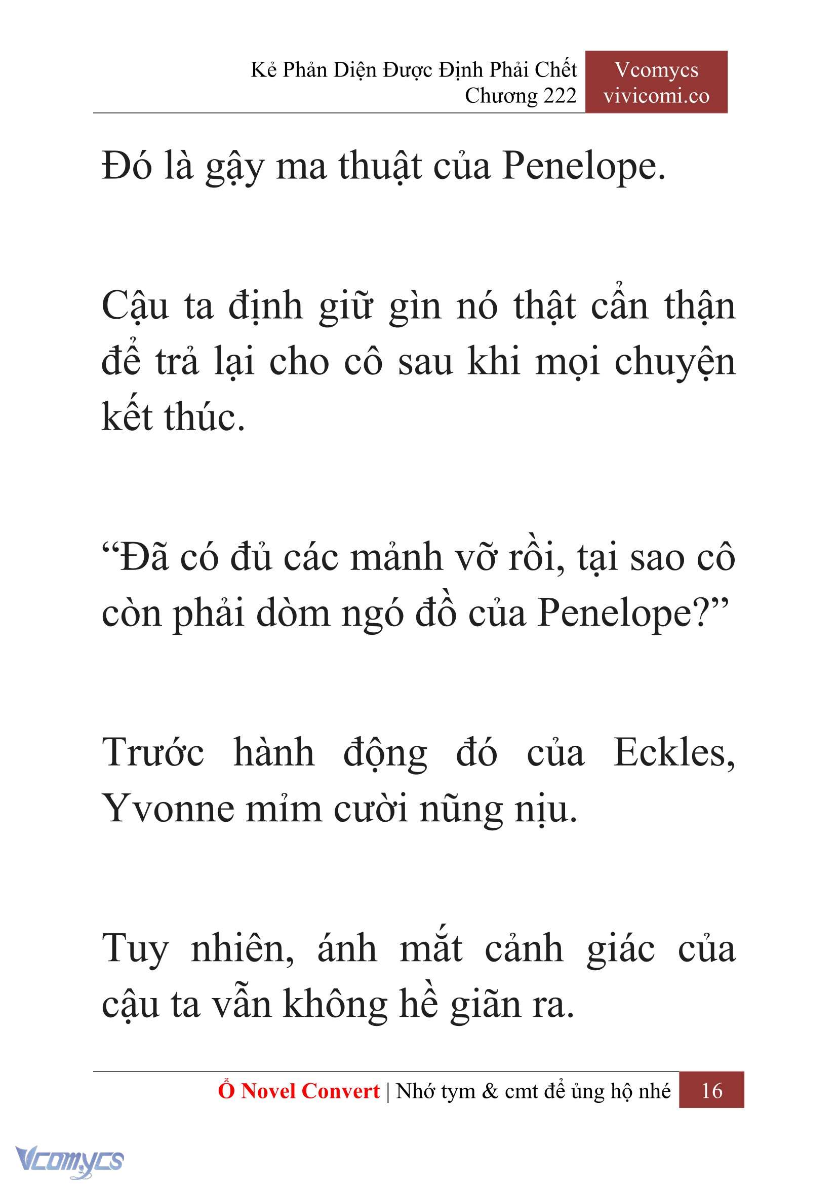 [Novel] Kẻ Phản Diện Được Định Phải Chết Chap 222 - Trang 2