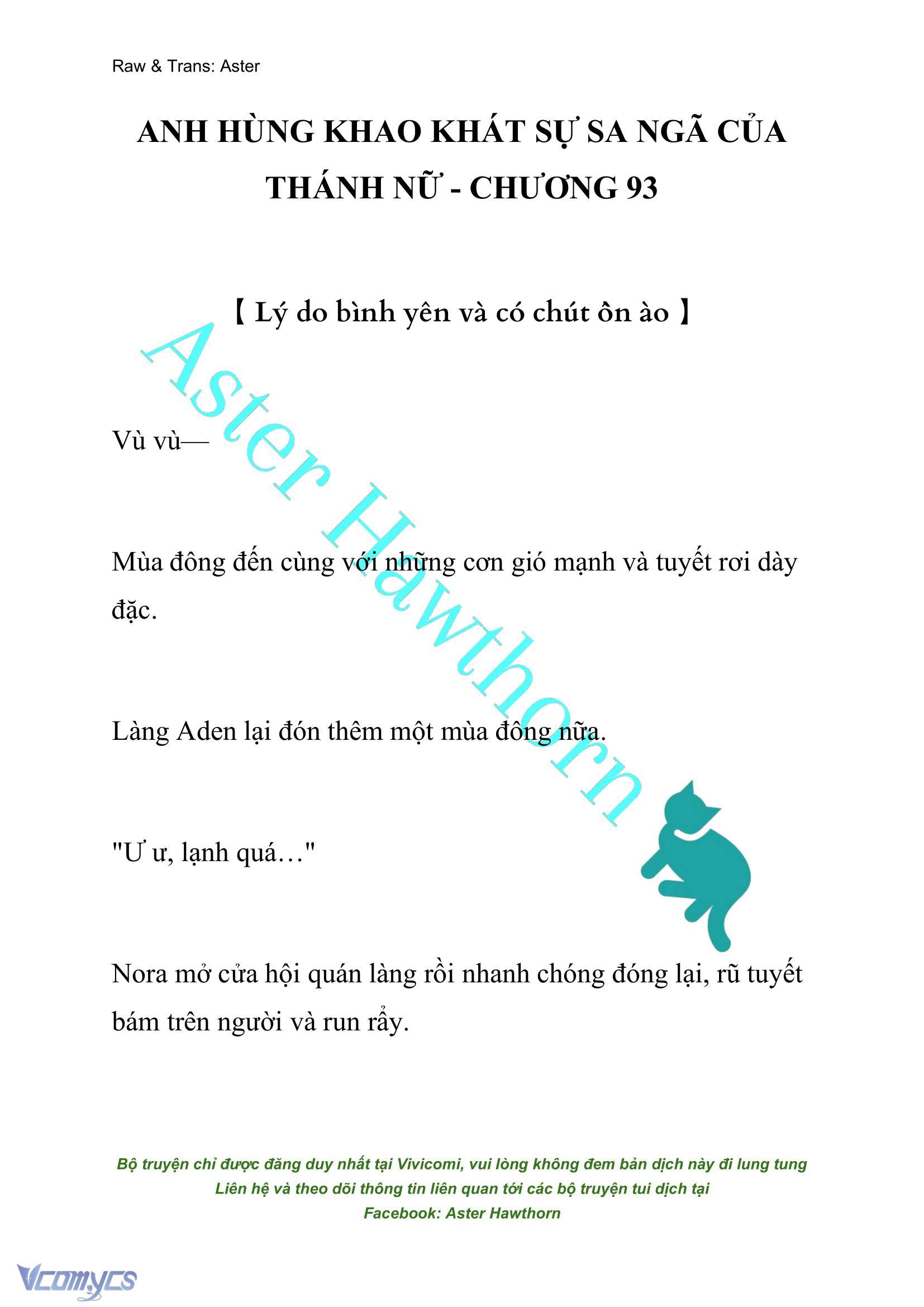 [NOVEL] Anh Hùng Khao Khát Sự Sa Ngã Của Thánh Nữ Chap 93 - Trang 2