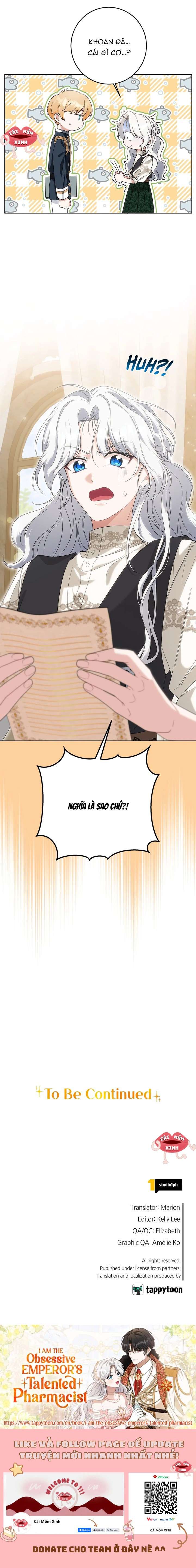 Nữ Dược Sư Của Vị Hoàng Đế Si Tình Chap 7 - Trang 2