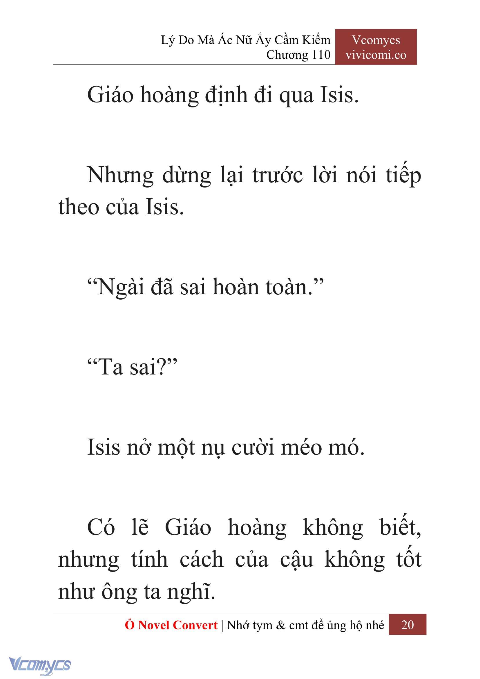 [Novel] Lý Do Mà Ác Nữ Ấy Cầm Kiếm Chap 110 - Next Chap 111