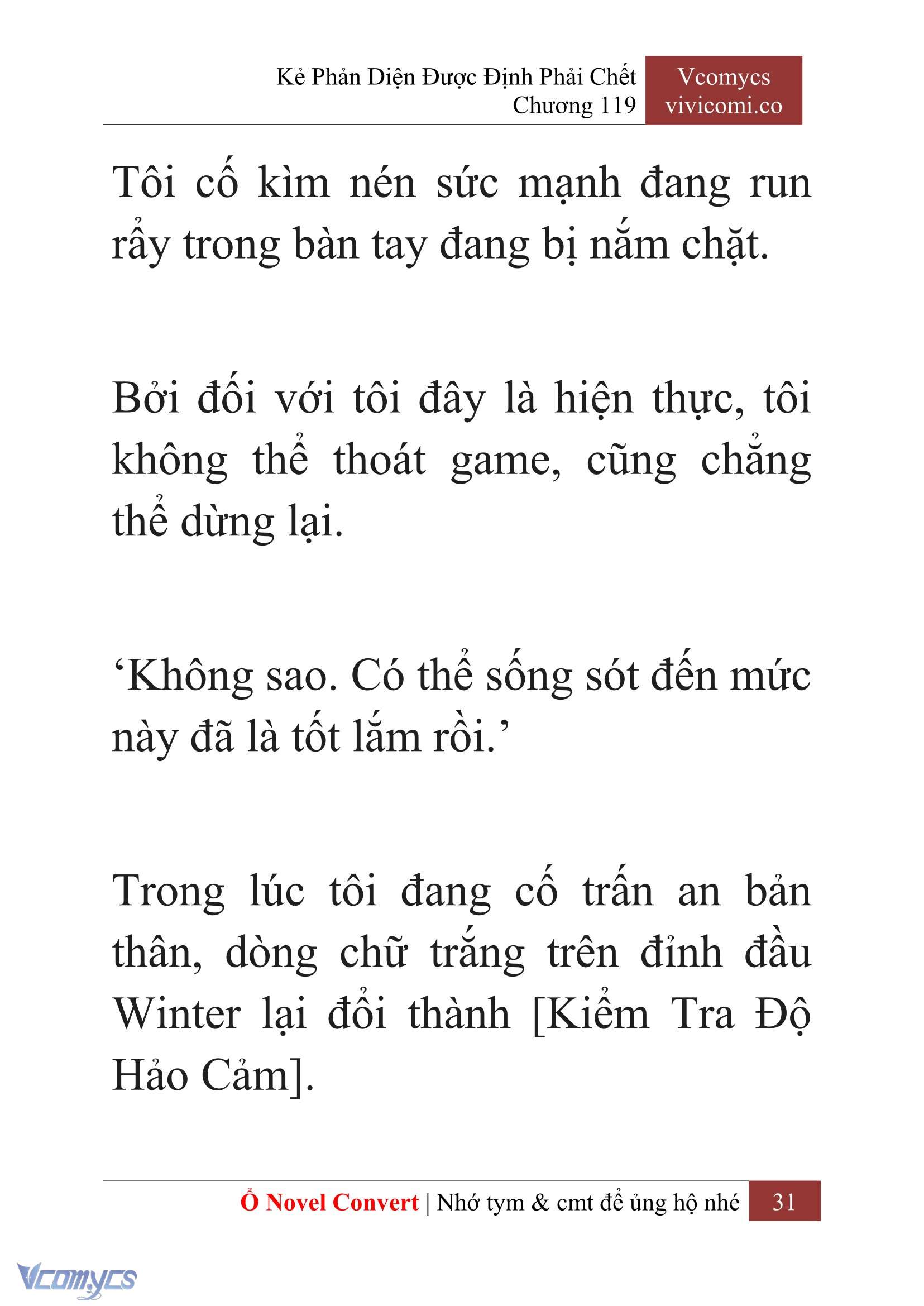 [Novel] Kẻ Phản Diện Được Định Phải Chết Chap 119 - Next Chap 120