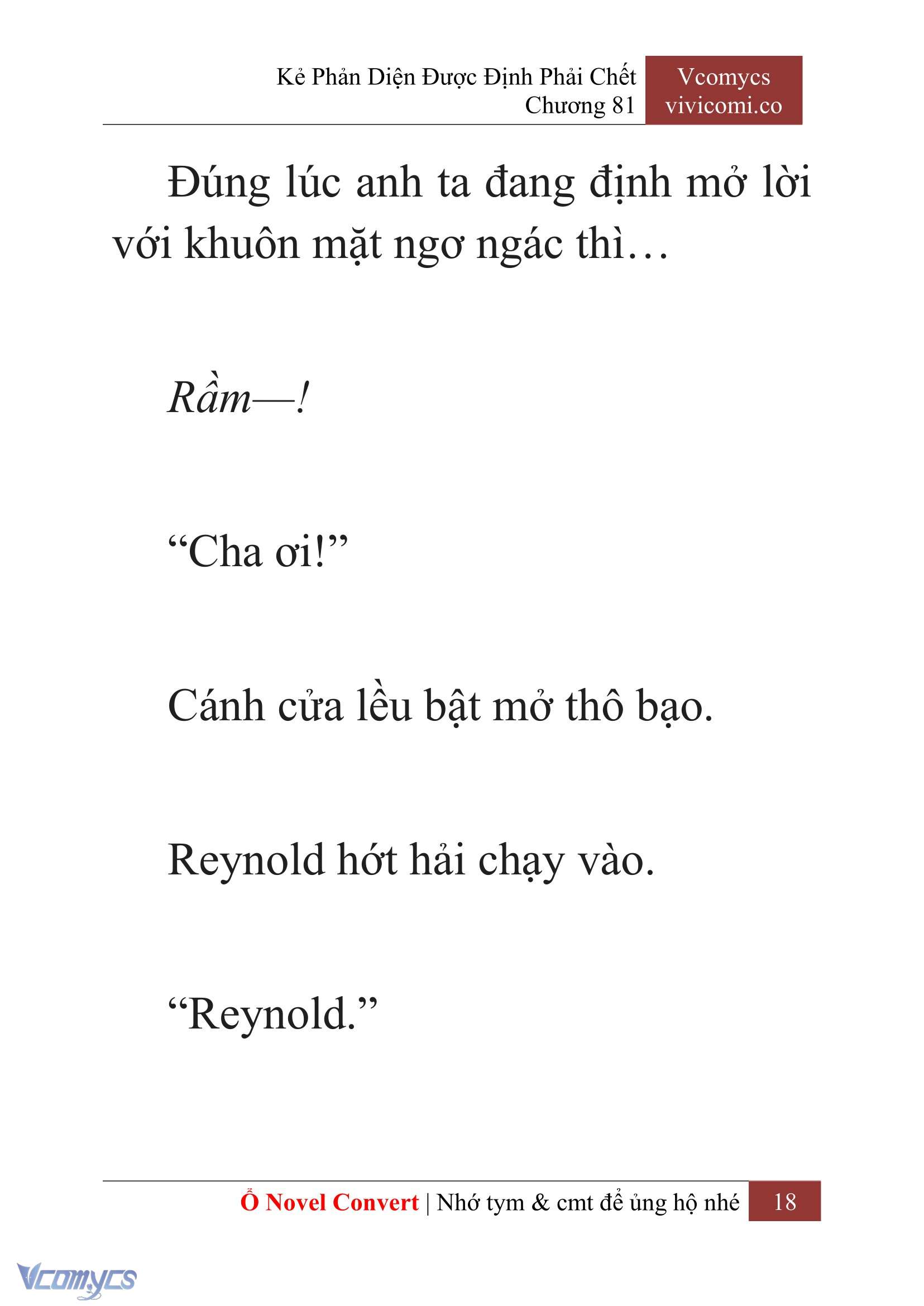 [Novel] Kẻ Phản Diện Được Định Phải Chết Chap 81 - Trang 2