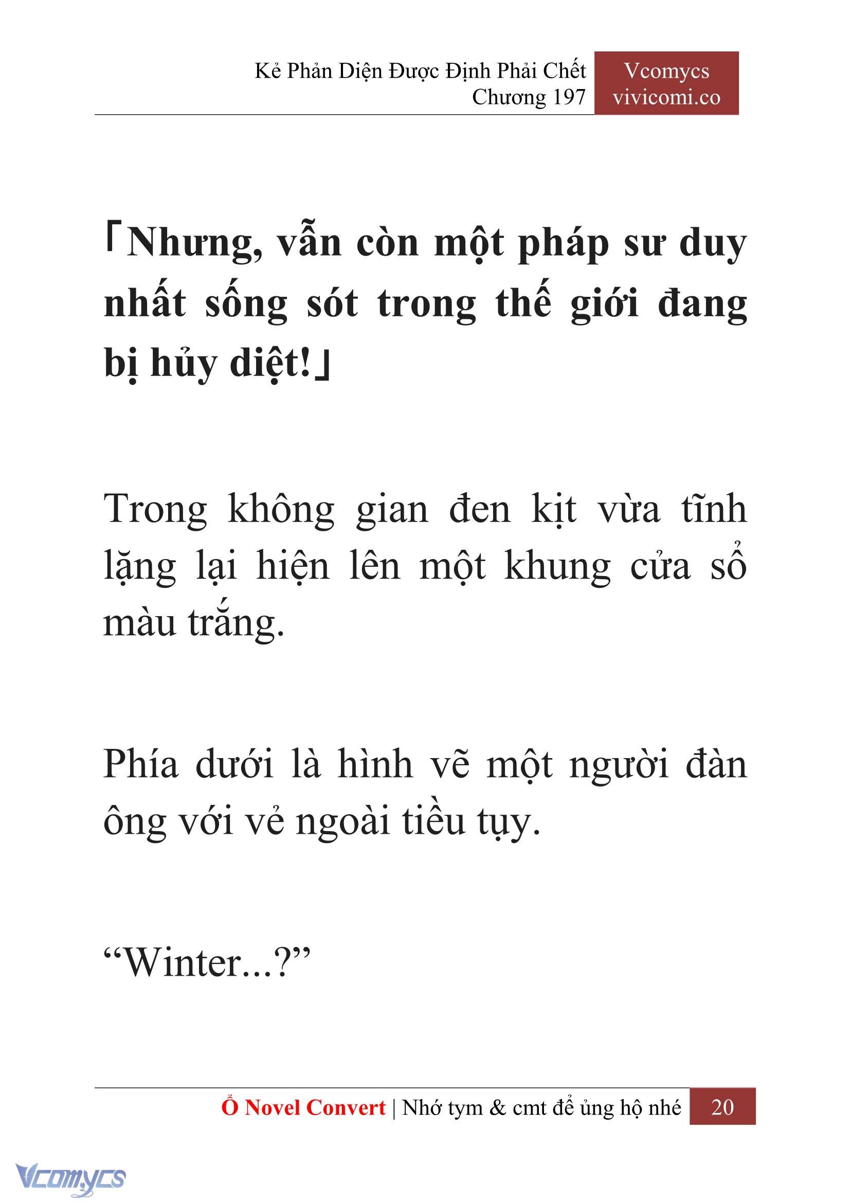 [Novel] Kẻ Phản Diện Được Định Phải Chết Chap 197 - Trang 2