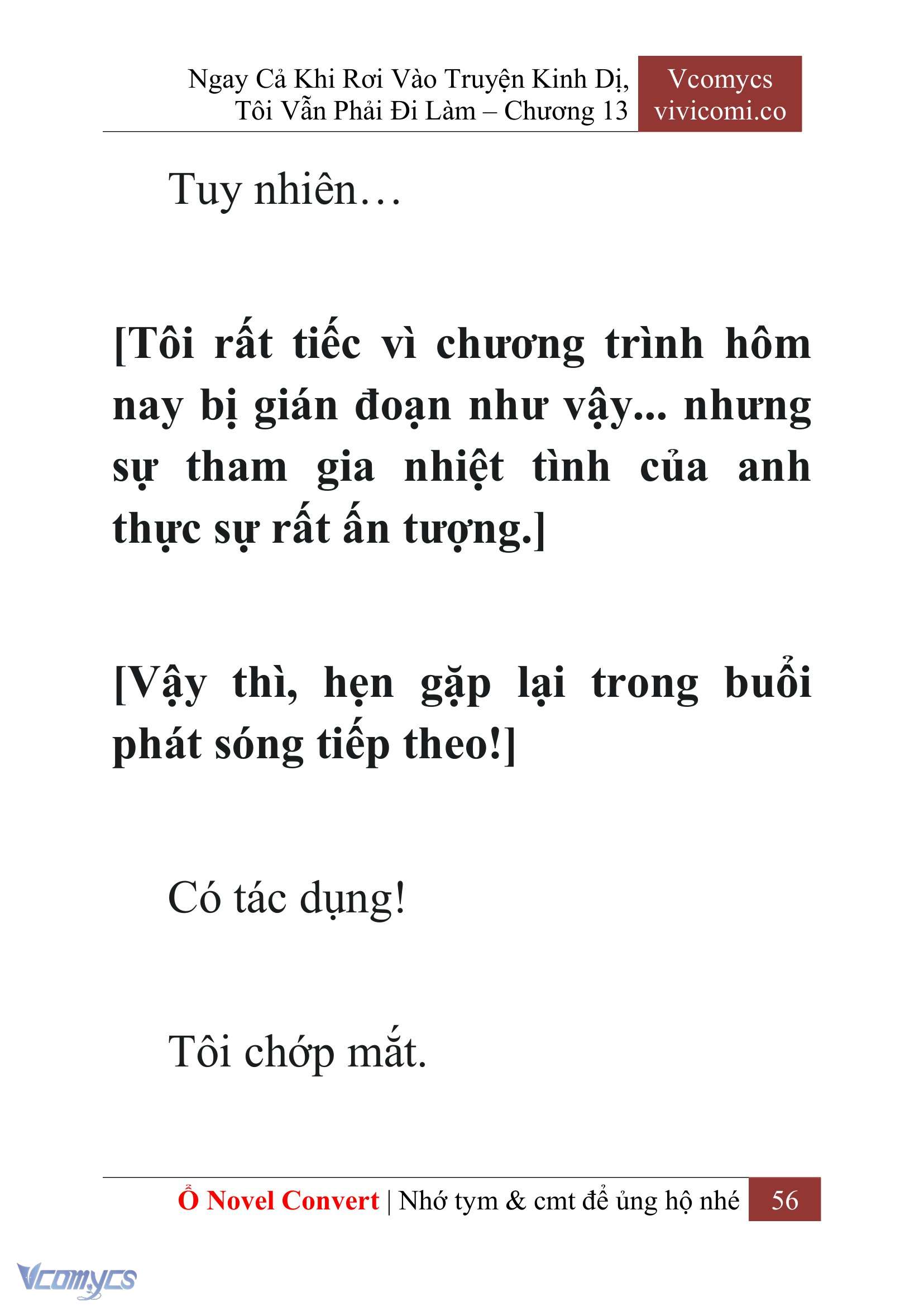 [Novel] Ngay Cả Khi Rơi Vào Truyện Kinh Dị, Tôi Vẫn Phải Đi Làm Chap 13 - Trang 2