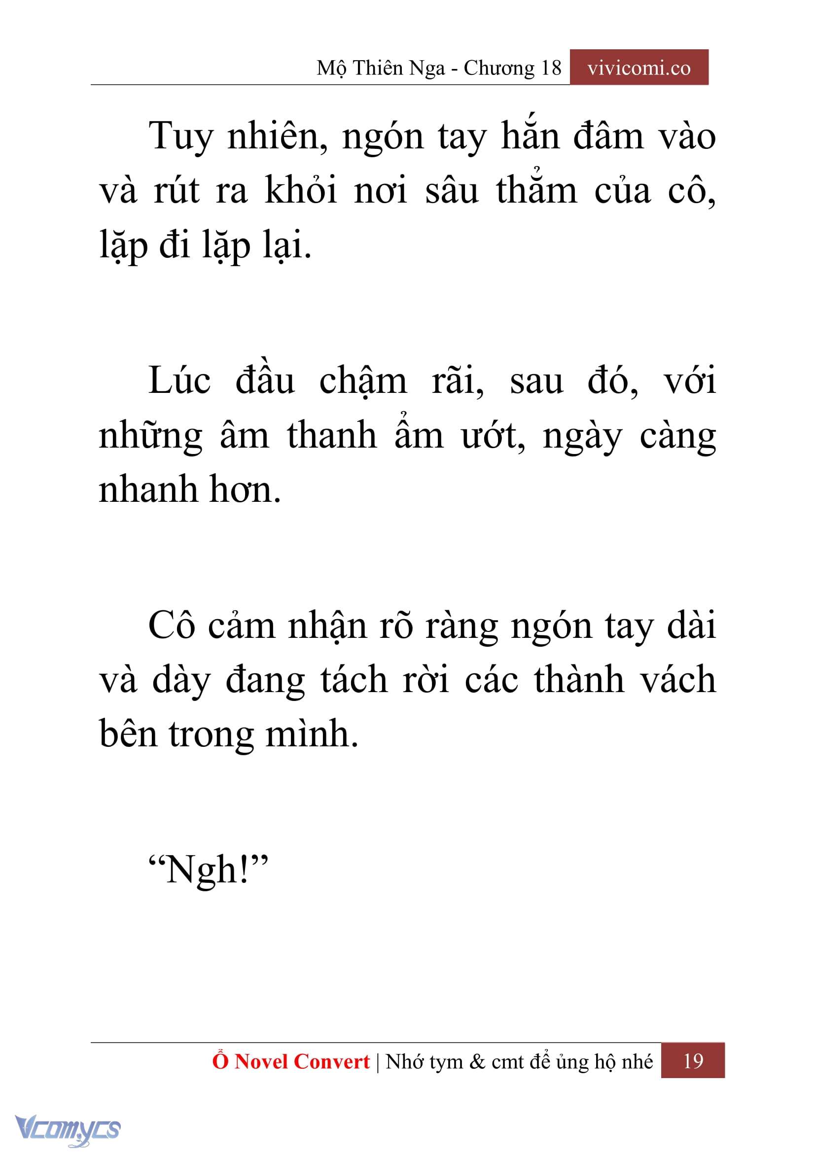 [Novel] Mộ Thiên Nga Chap 18 - Trang 2