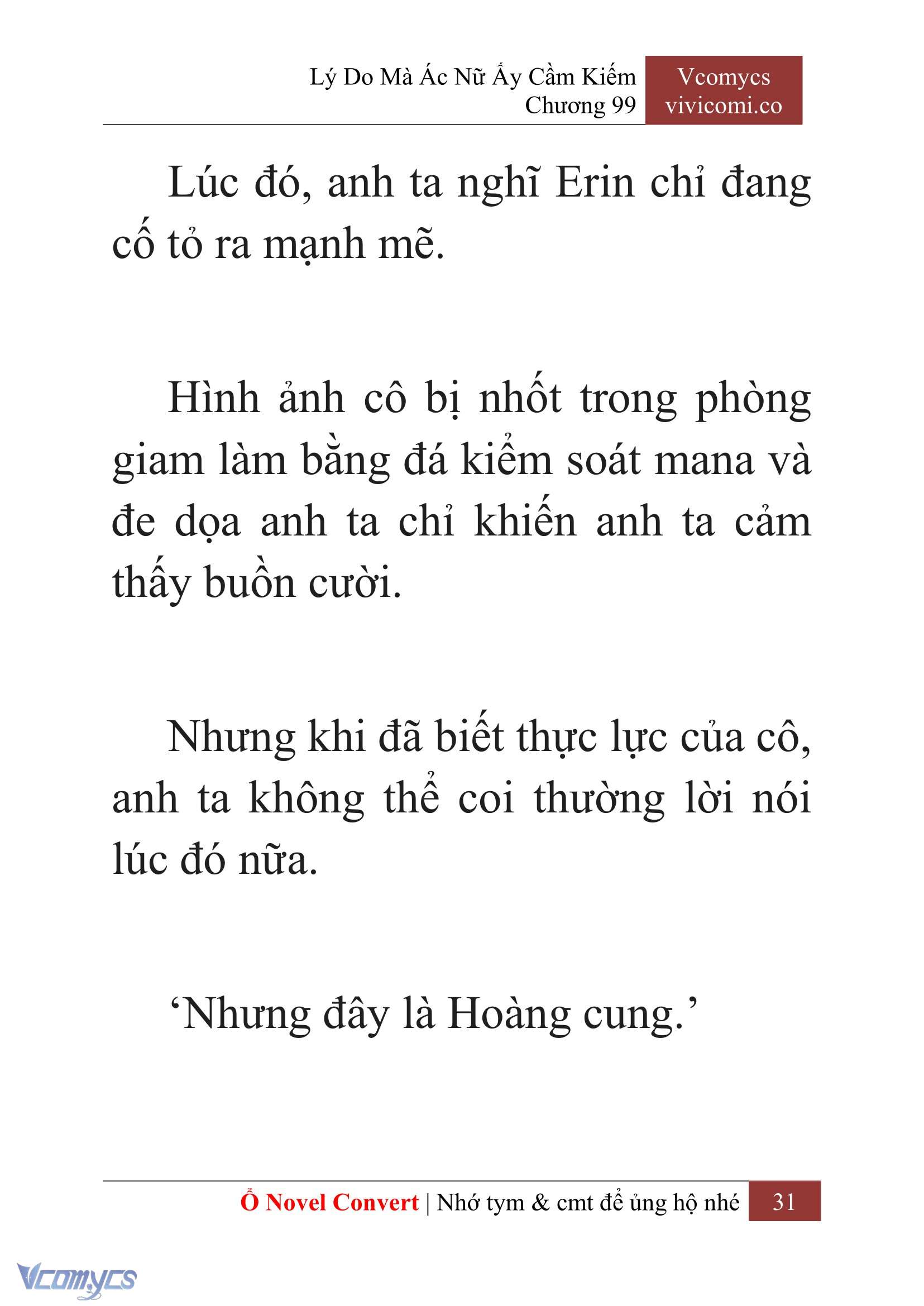 [Novel] Lý Do Mà Ác Nữ Ấy Cầm Kiếm Chap 99 - Next Chap 100