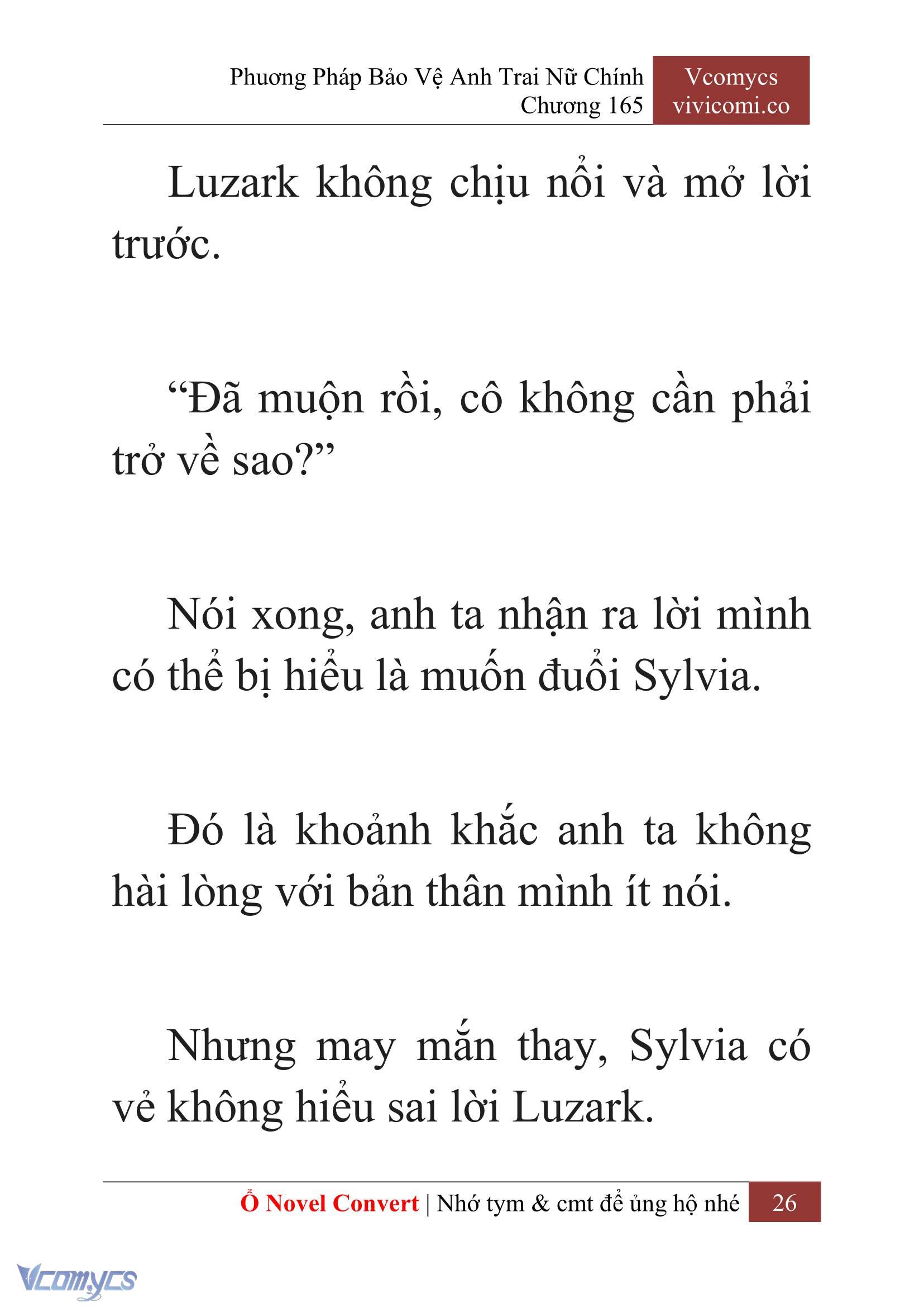 [Novel] Phương Pháp Bảo Vệ Anh Trai Nữ Chính Chap 165 - Trang 2