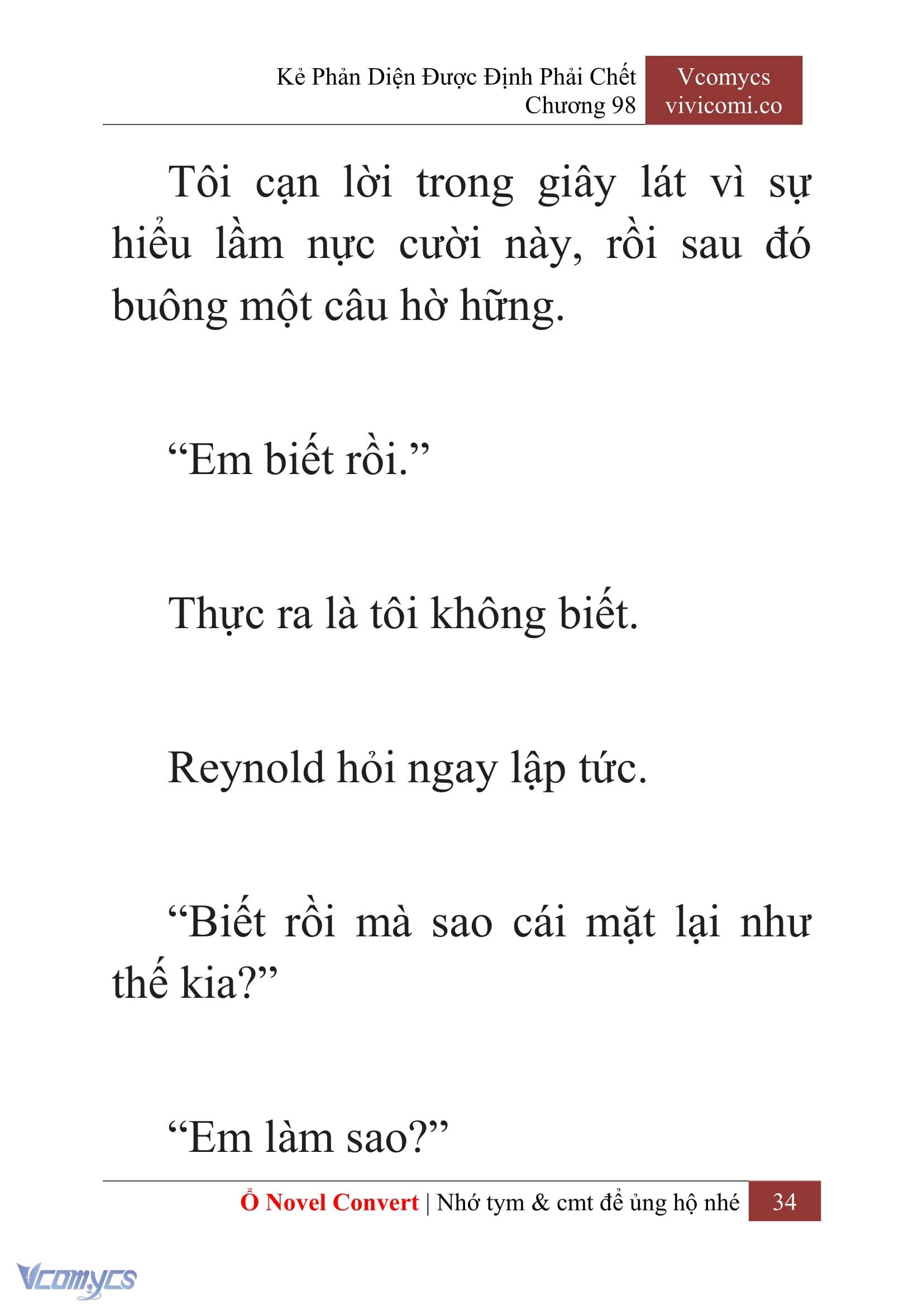 [Novel] Kẻ Phản Diện Được Định Phải Chết Chap 98 - Next Chap 99