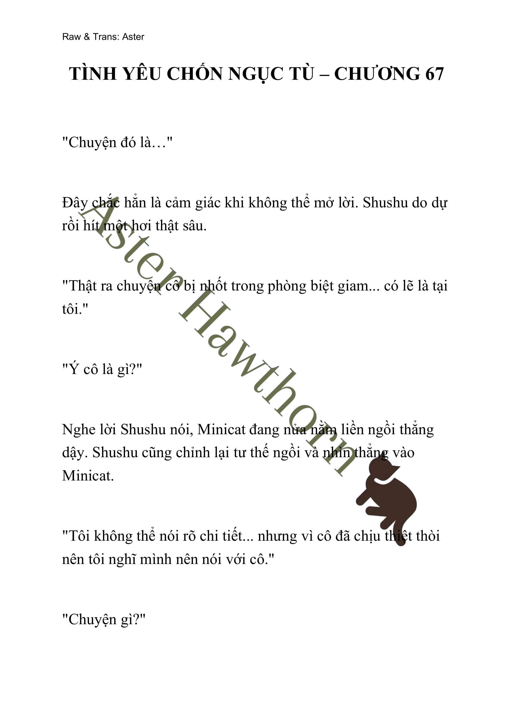 [NOVEL] Tình Yêu Chốn Ngục Tù Chap 67 - Trang 2