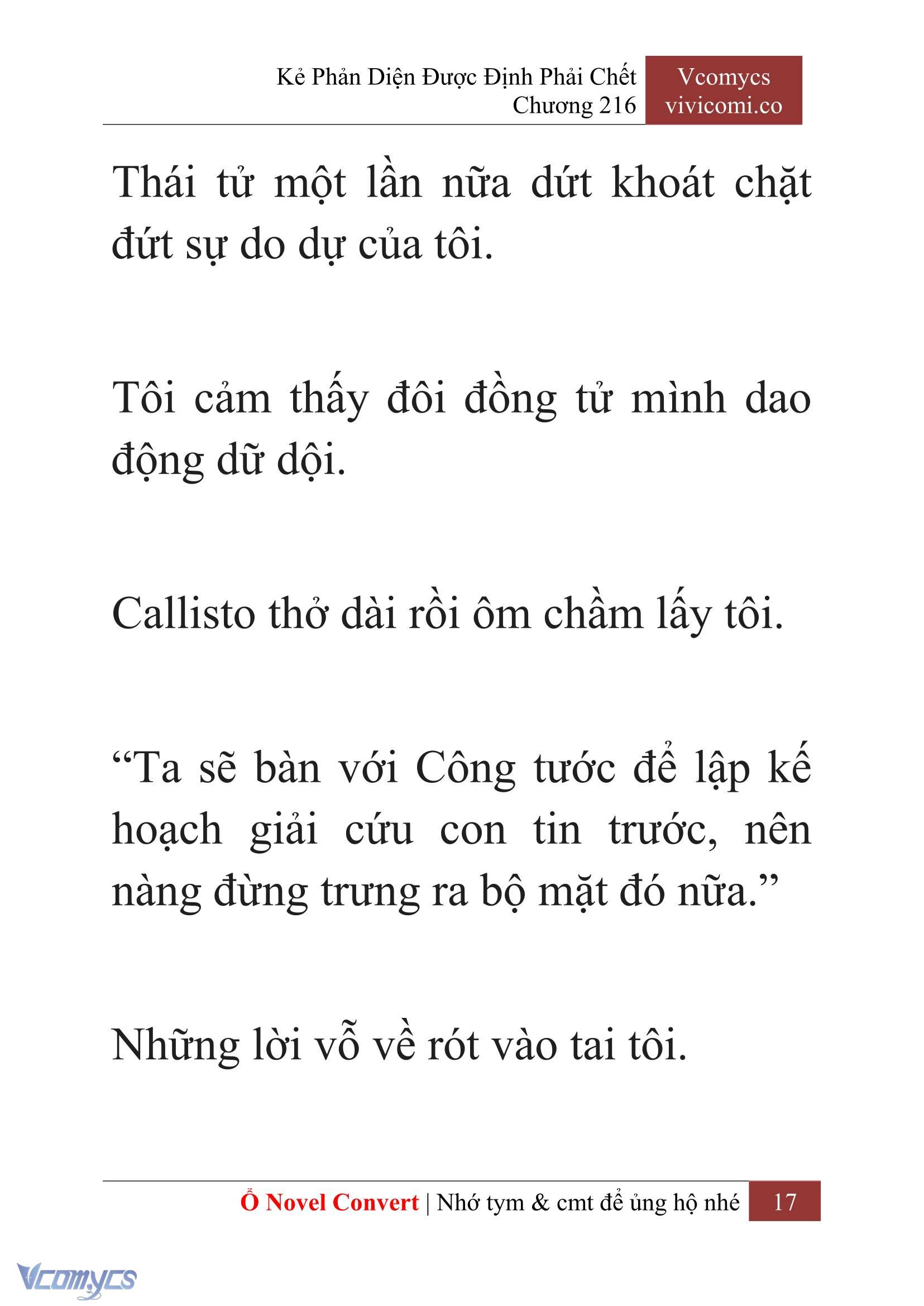 [Novel] Kẻ Phản Diện Được Định Phải Chết Chap 216 - Next Chap 217