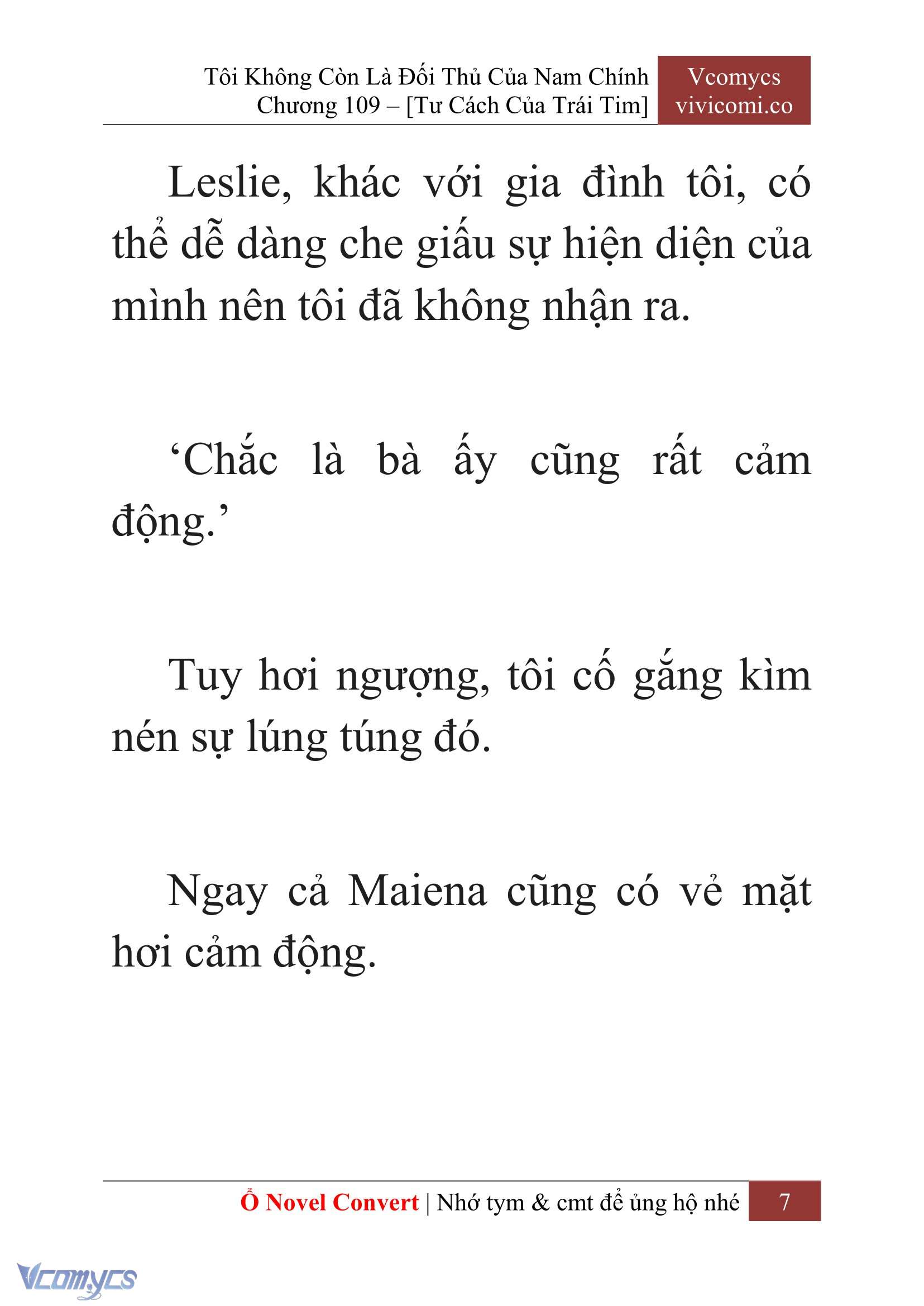 [Novel] Tôi Không Còn Là Đối Thủ Của Nam Chính Chap 109 - Trang 2