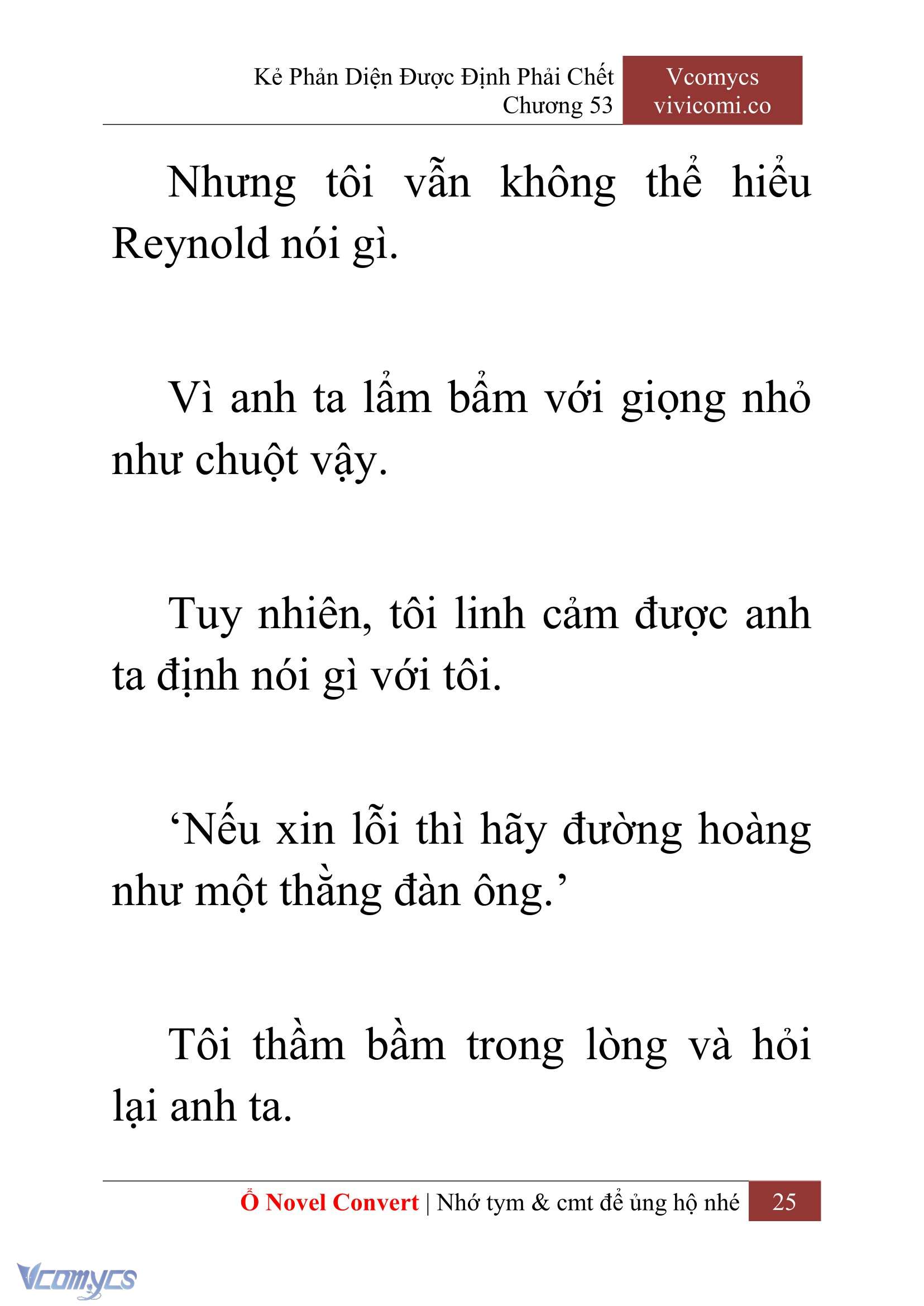 [Novel] Kẻ Phản Diện Được Định Phải Chết Chap 53 - Next Chap 54