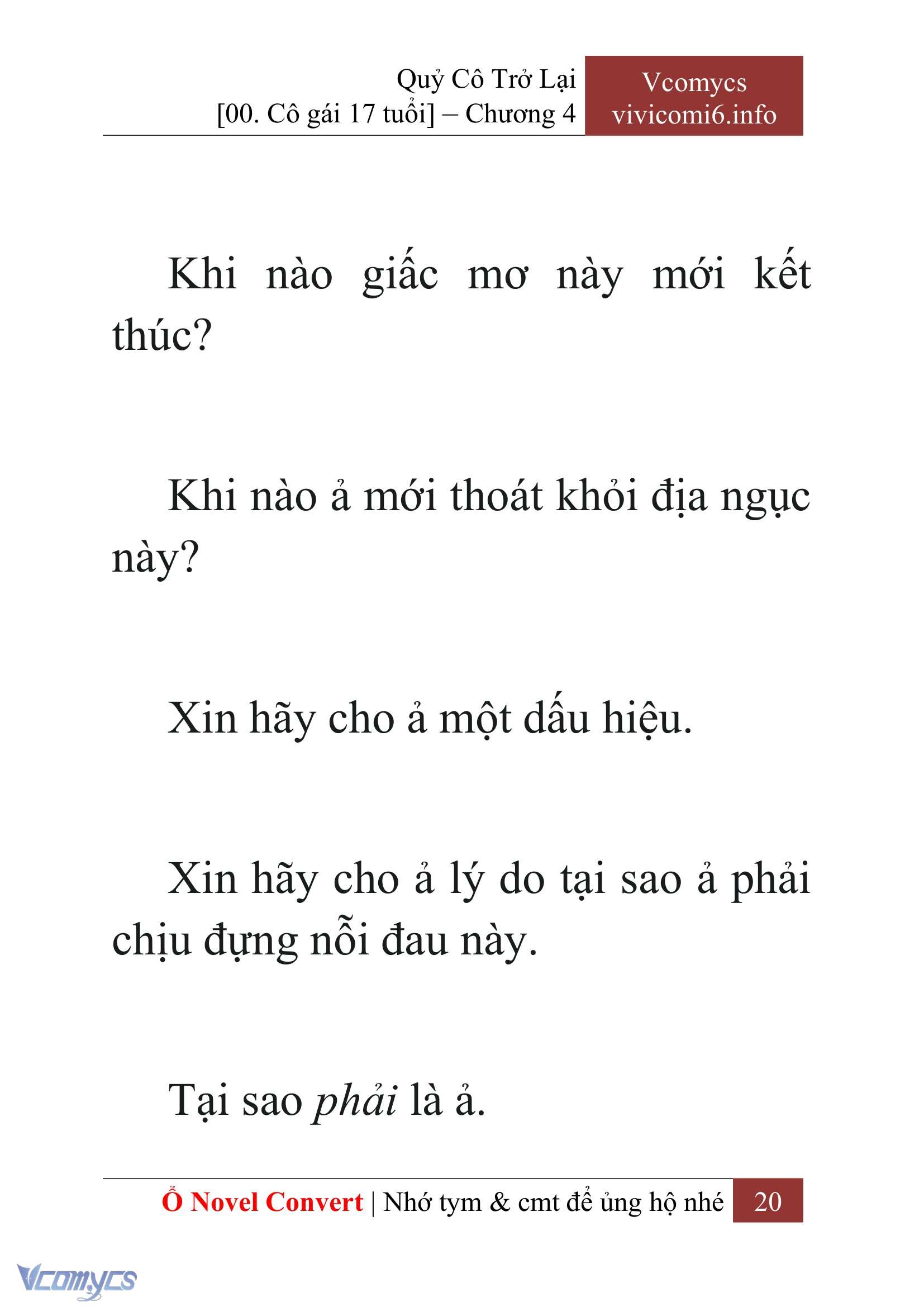 [Novel] Quý Cô Trở Lại Chap 4 - Trang 2