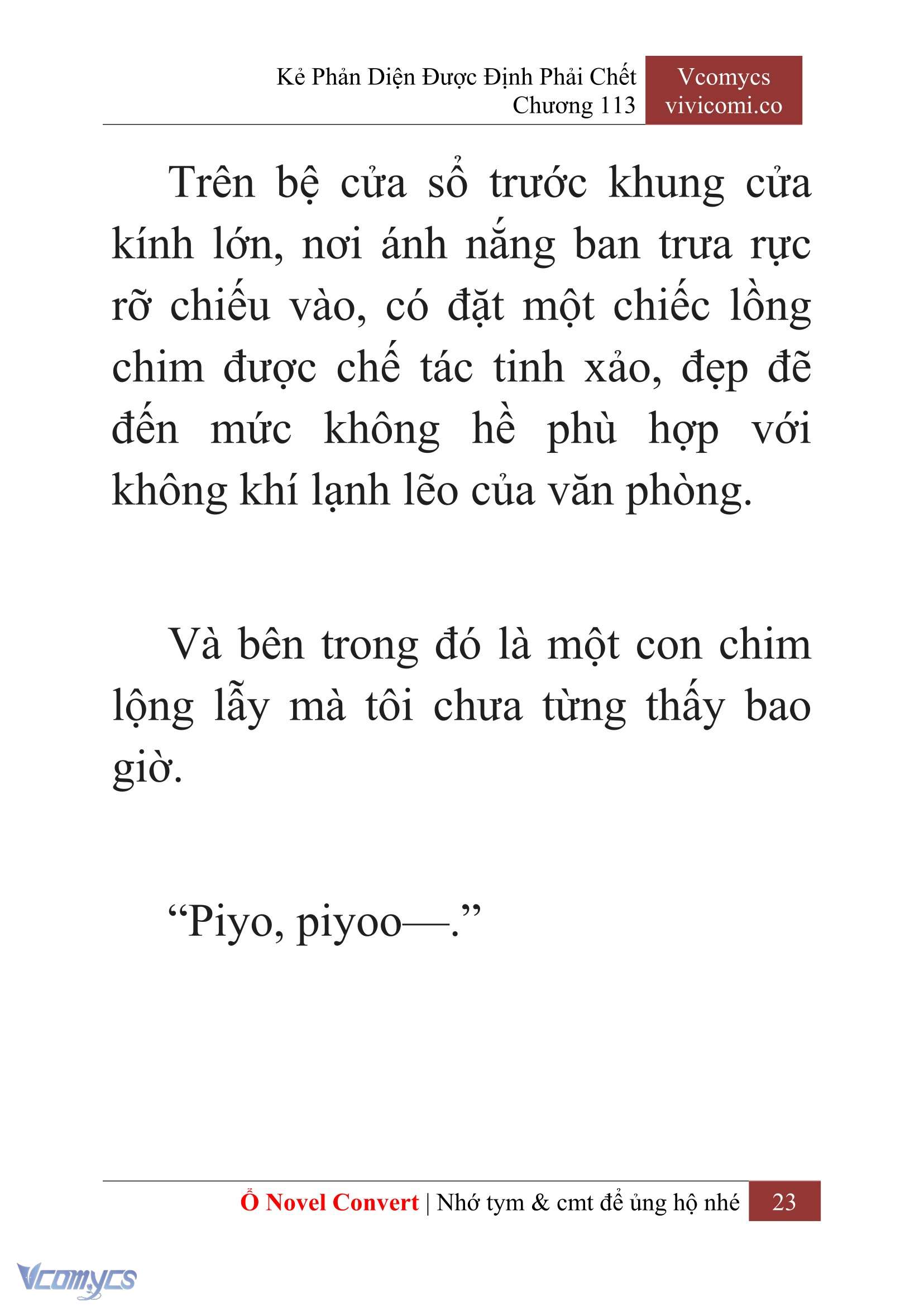 [Novel] Kẻ Phản Diện Được Định Phải Chết Chap 113 - Next Chap 114