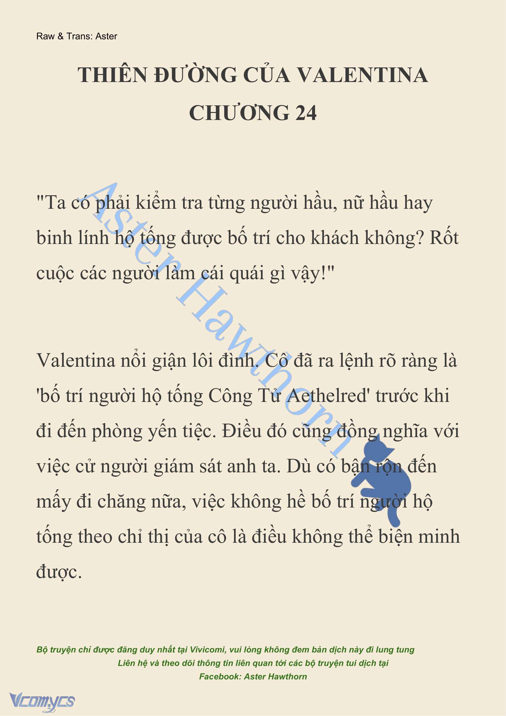 [NOVEL] Thiên Đường Của Valentina Chap 24 - Next Chap 25