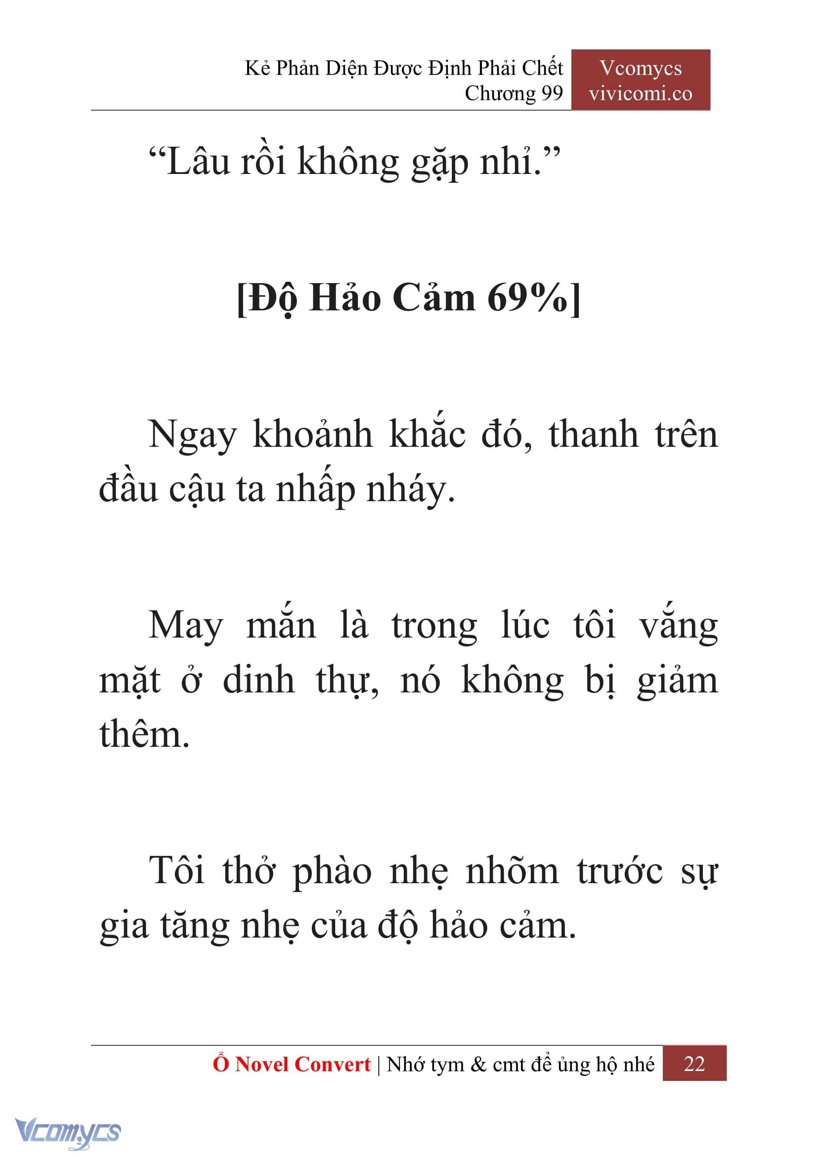 [Novel] Kẻ Phản Diện Được Định Phải Chết Chap 99 - Next Chap 100