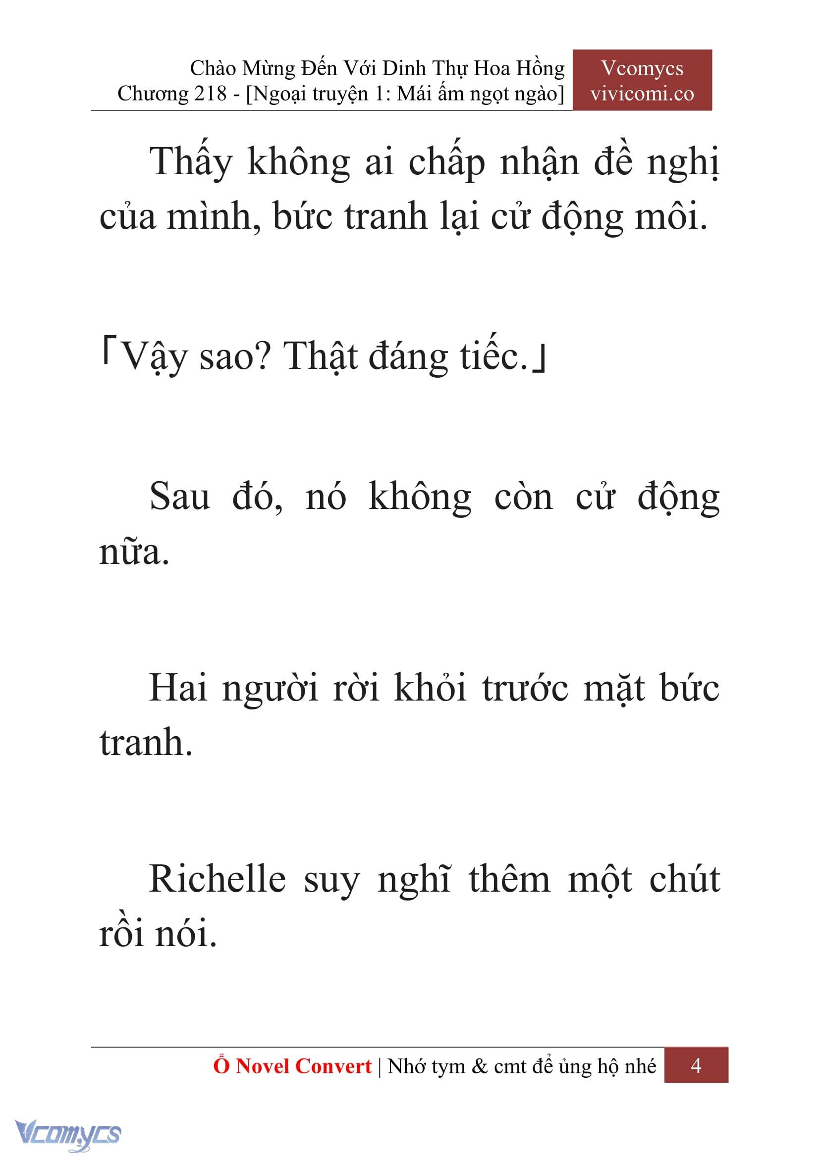 [Novel] Chào Mừng Đến Với Dinh Thự Hoa Hồng Chap 218 - Trang 2
