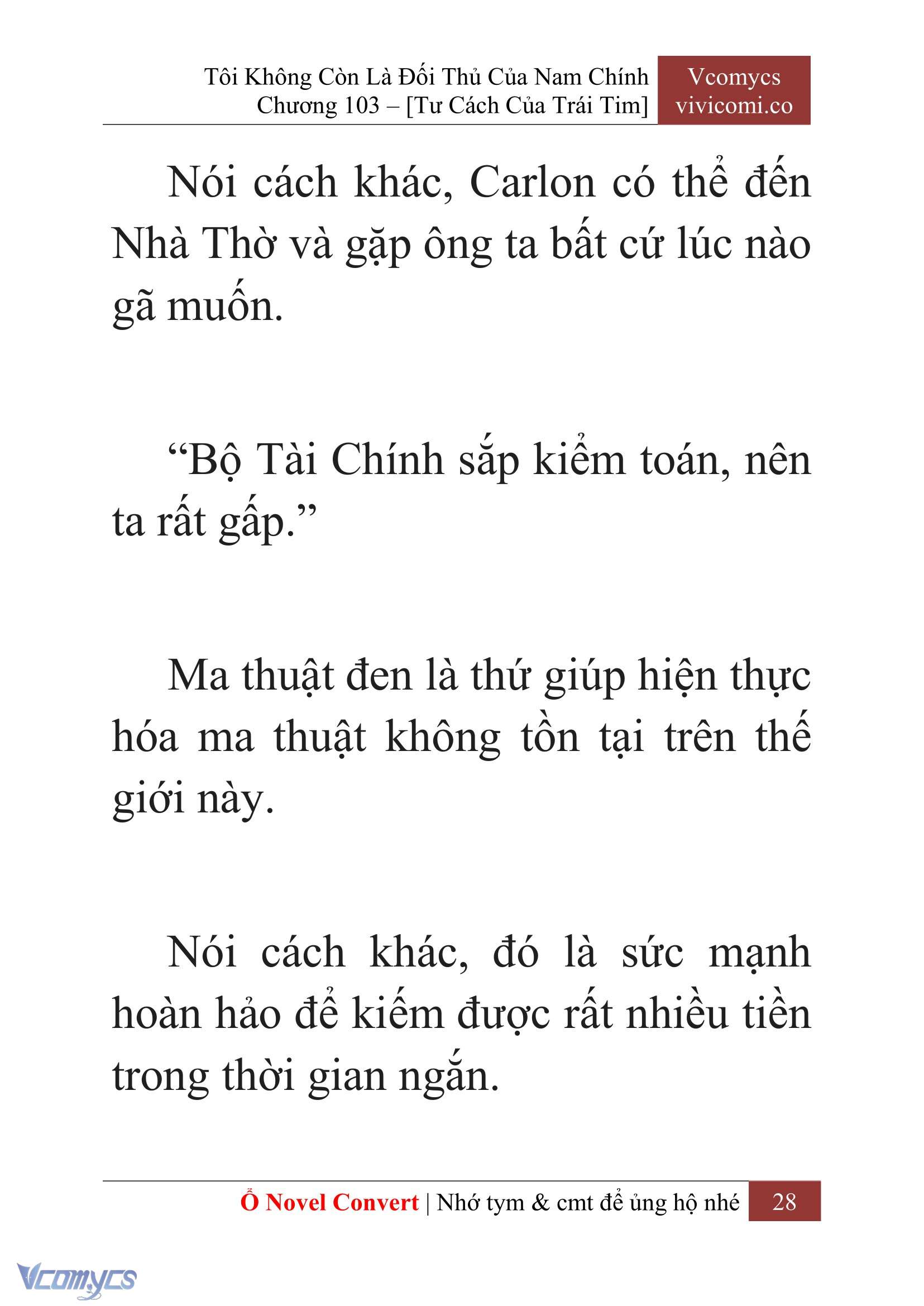 [Novel] Tôi Không Còn Là Đối Thủ Của Nam Chính Chap 103 - Trang 2