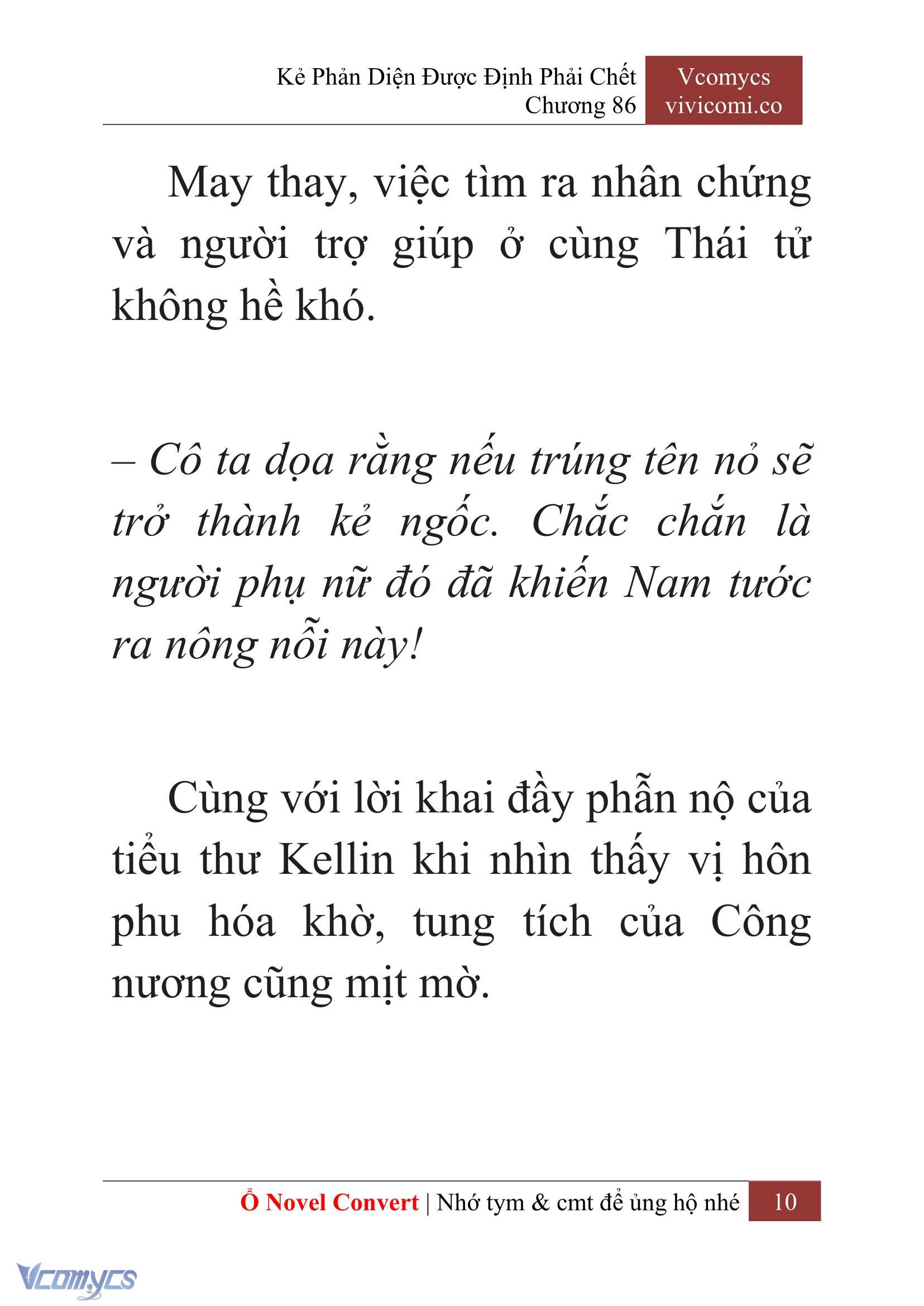 [Novel] Kẻ Phản Diện Được Định Phải Chết Chap 86 - Next Chap 87