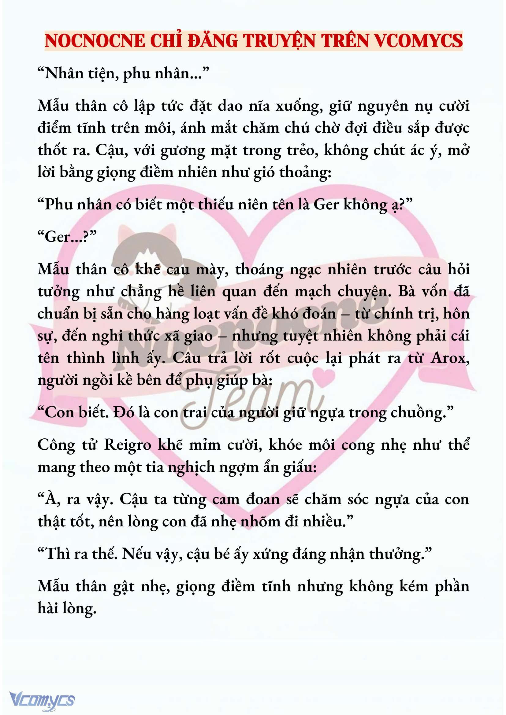 [NOVEL] CÁ RỪNG KHÔN NGOAN Chap 15 - Next Chap 16