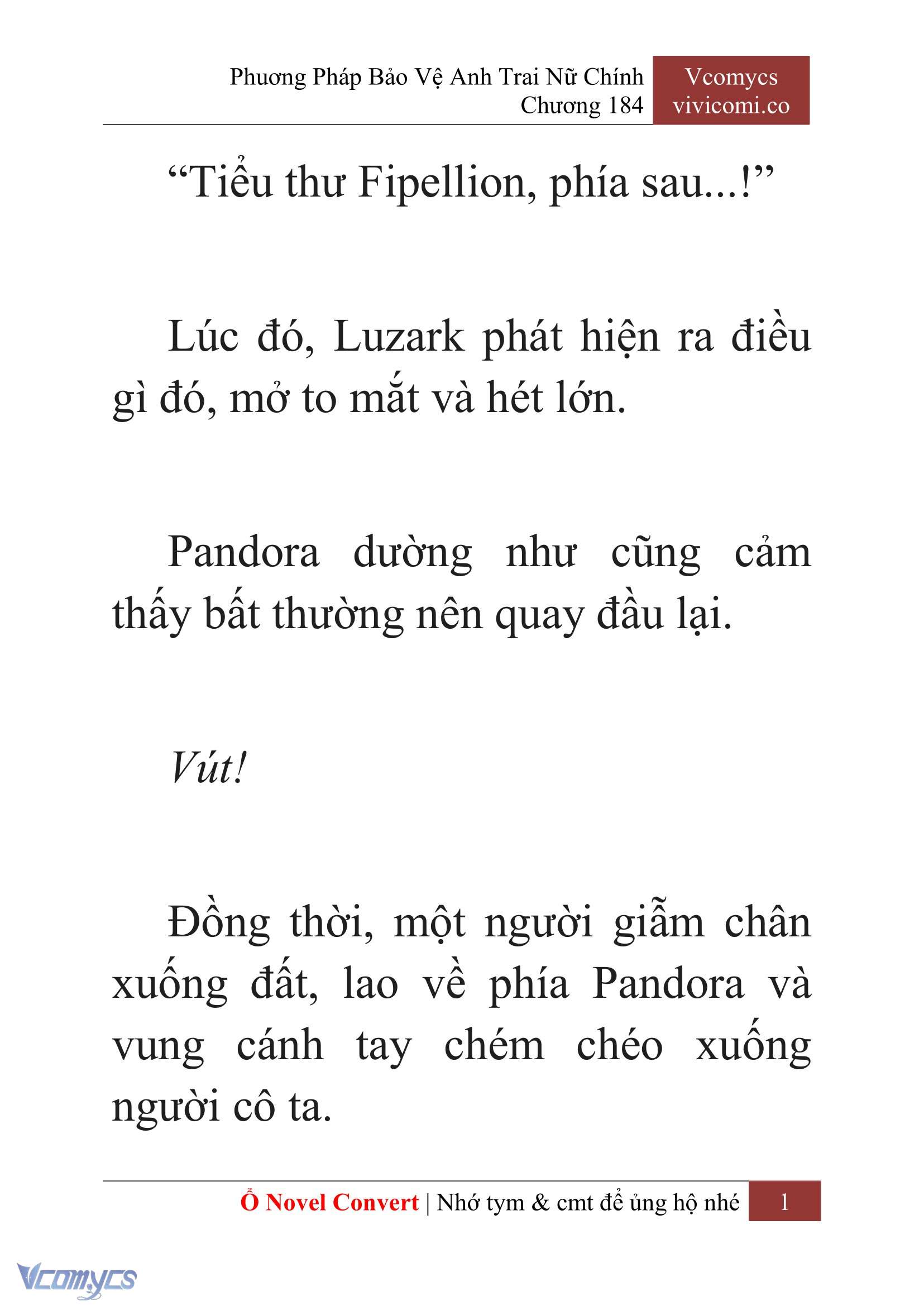 [Novel] Phương Pháp Bảo Vệ Anh Trai Nữ Chính Chap 184 - Trang 2