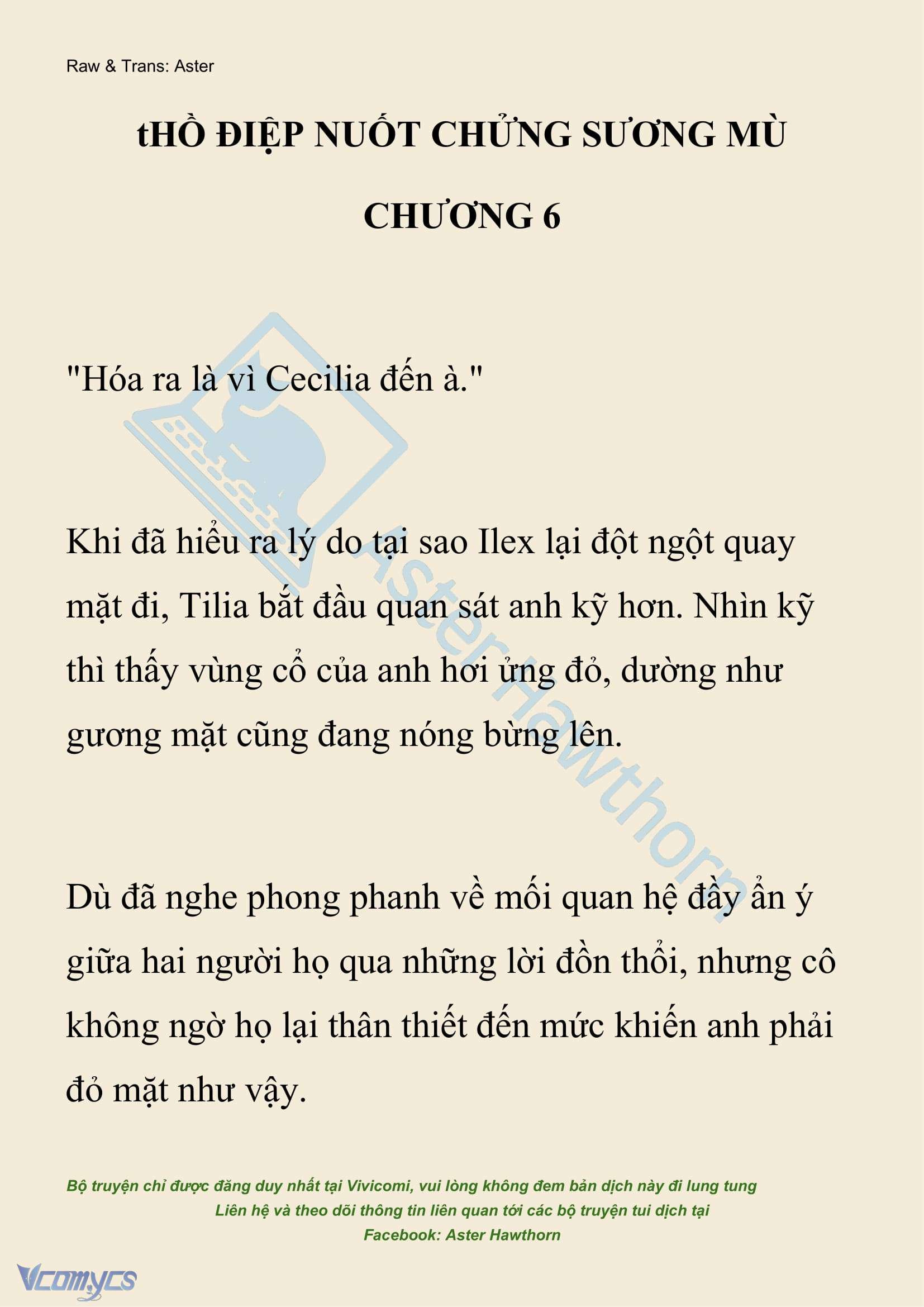 [NOVEL] Hồ Điệp Nuốt Chửng Sương Mù Chap 6 - Trang 2