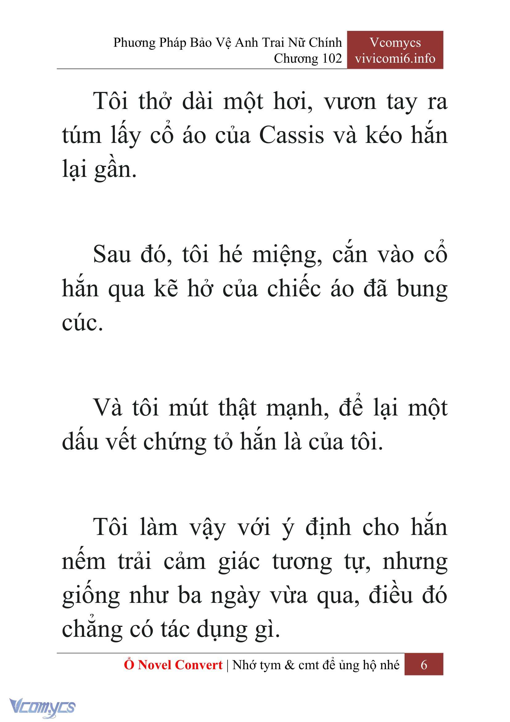 [Novel] Phương Pháp Bảo Vệ Anh Trai Nữ Chính Chap 102 - Trang 2