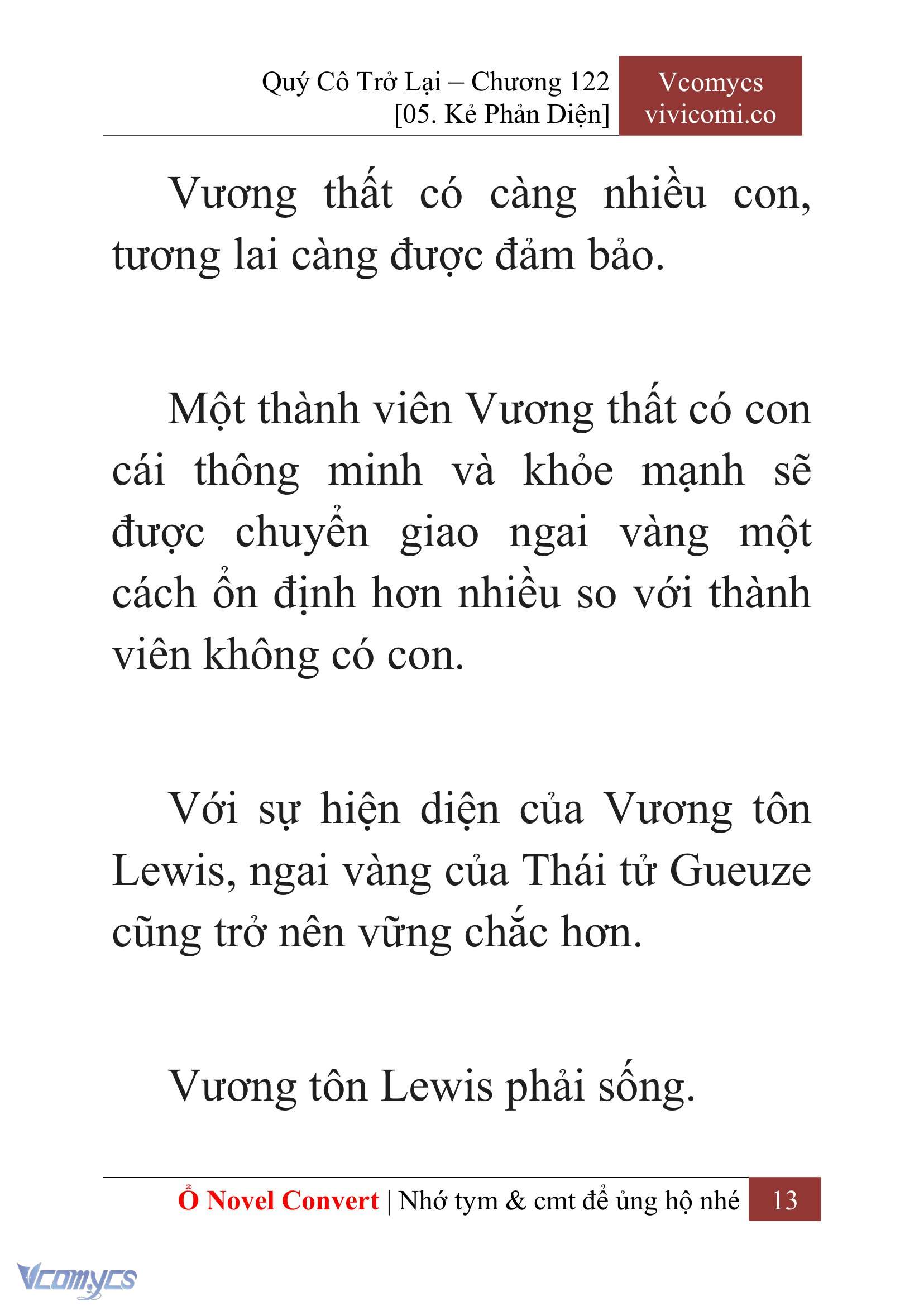 [Novel] Quý Cô Trở Lại Chap 122 - Trang 2