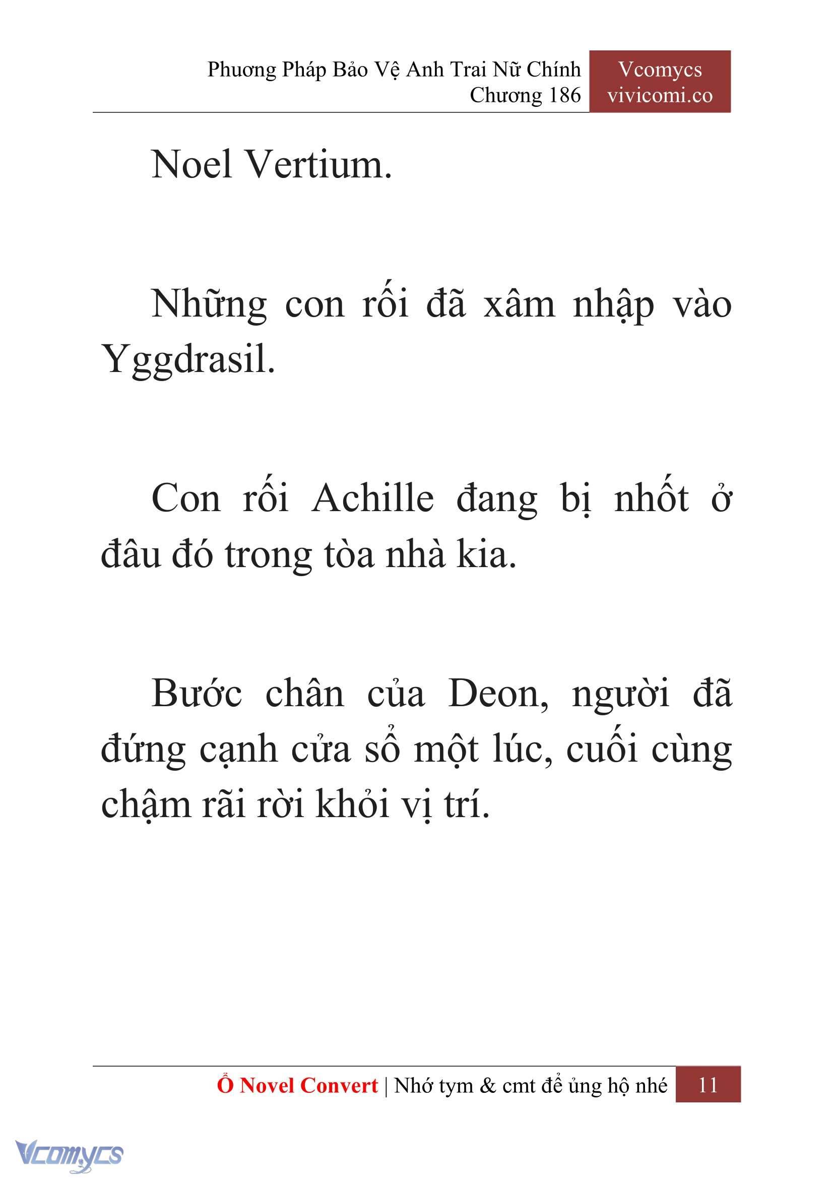 [Novel] Phương Pháp Bảo Vệ Anh Trai Nữ Chính Chap 186 - Trang 2