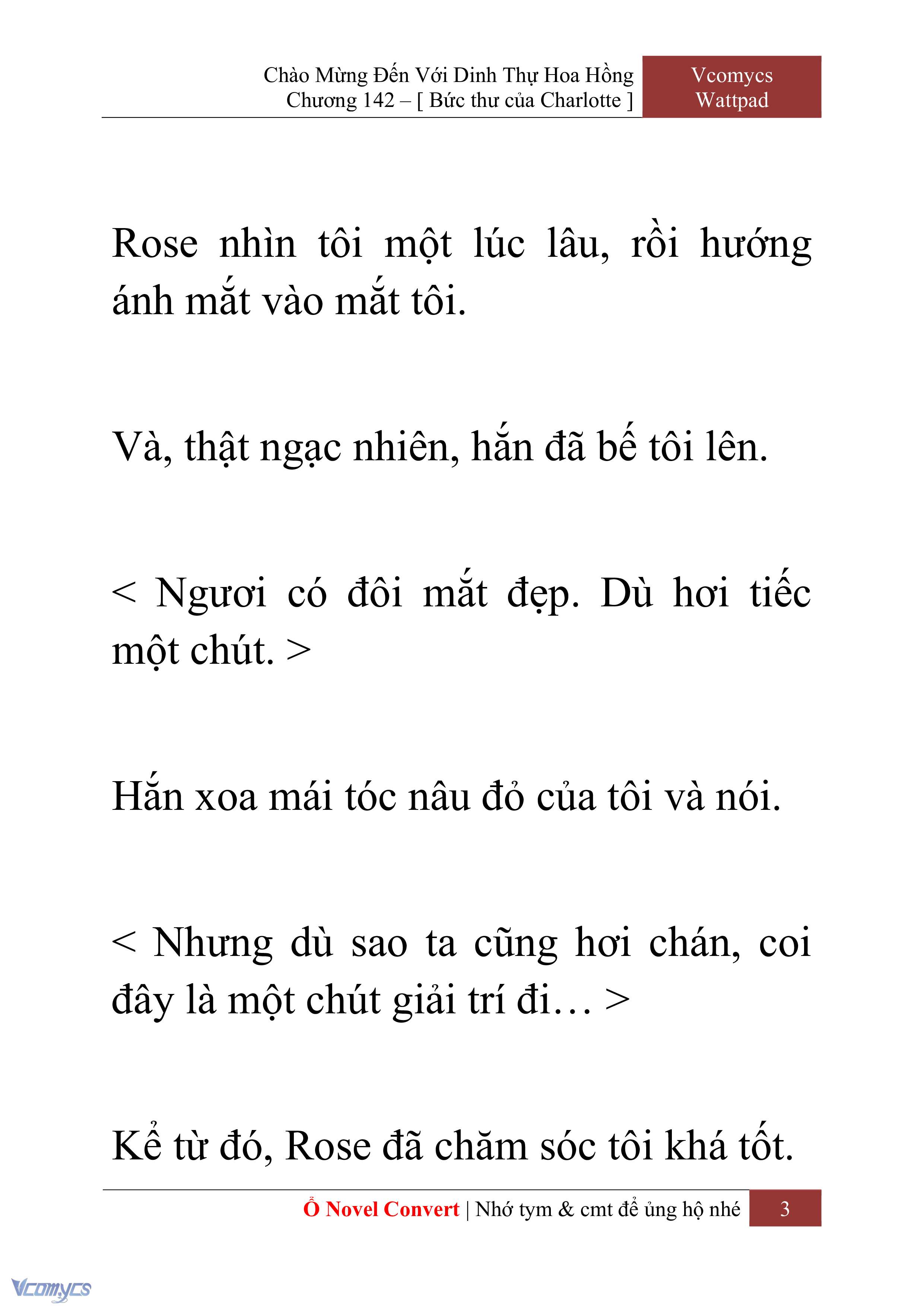 [Novel] Chào Mừng Đến Với Dinh Thự Hoa Hồng Chap 142 - Trang 2