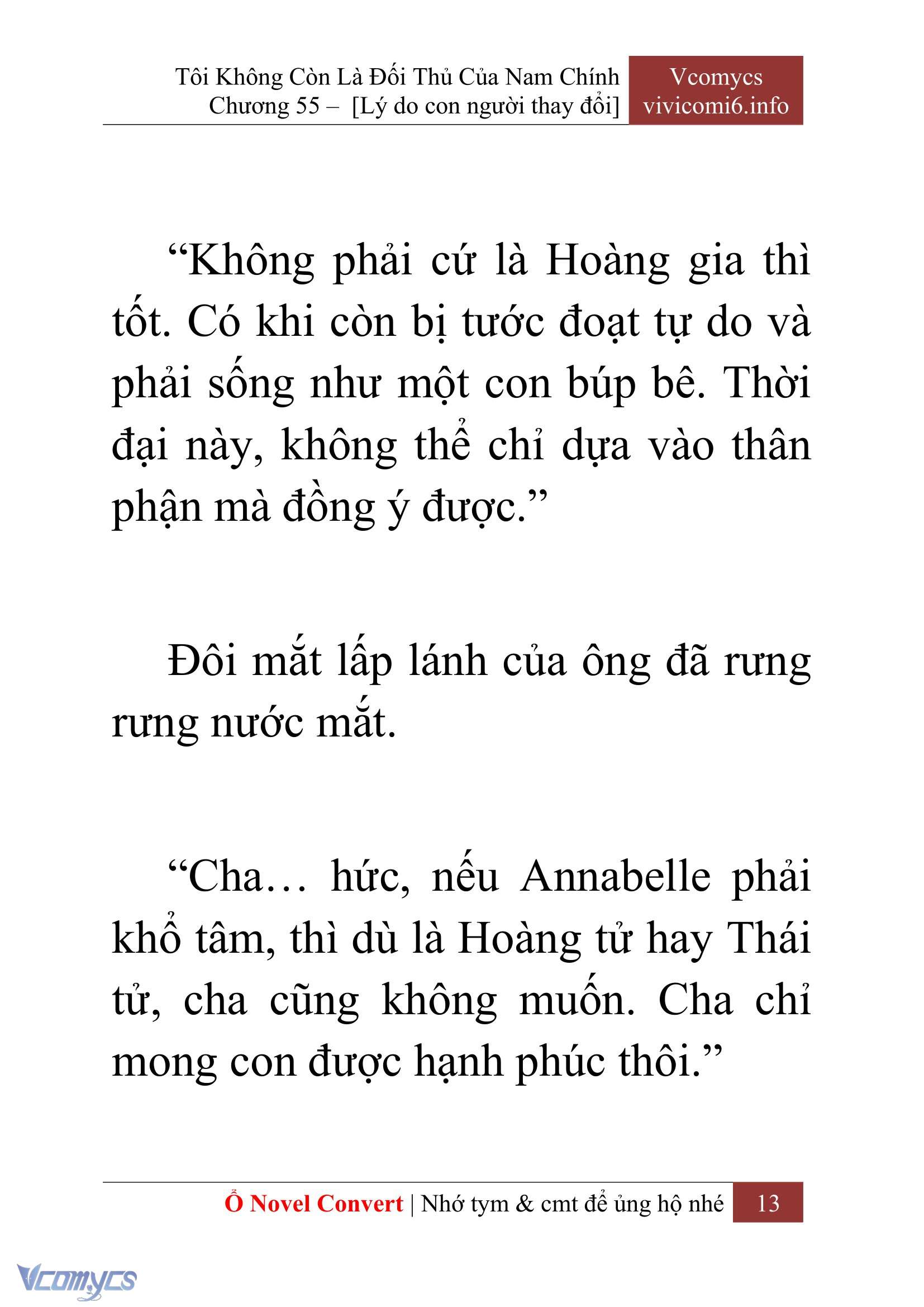 [Novel] Tôi Không Còn Là Đối Thủ Của Nam Chính Chap 55 - Trang 2