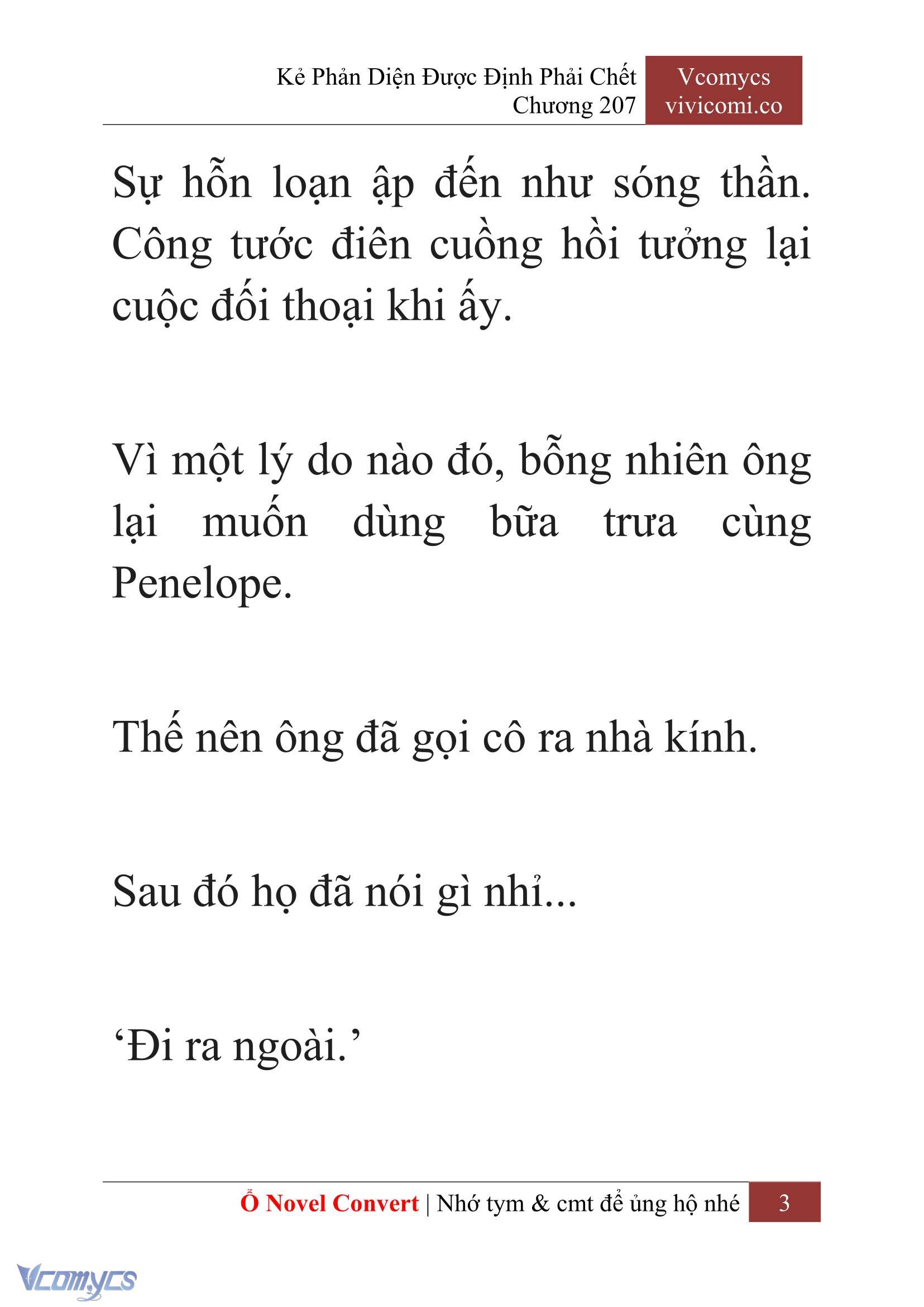 [Novel] Kẻ Phản Diện Được Định Phải Chết Chap 207 - Trang 2