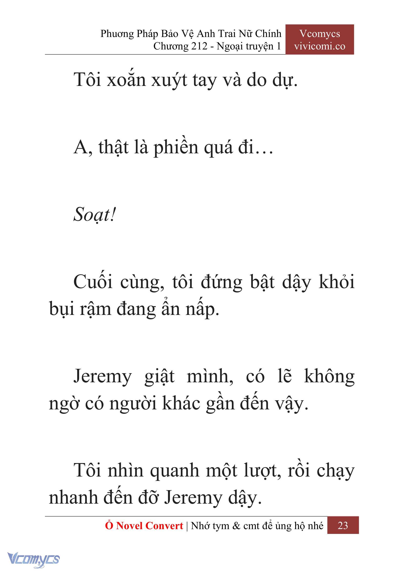 [Novel] Phương Pháp Bảo Vệ Anh Trai Nữ Chính Chap 212 - Trang 2