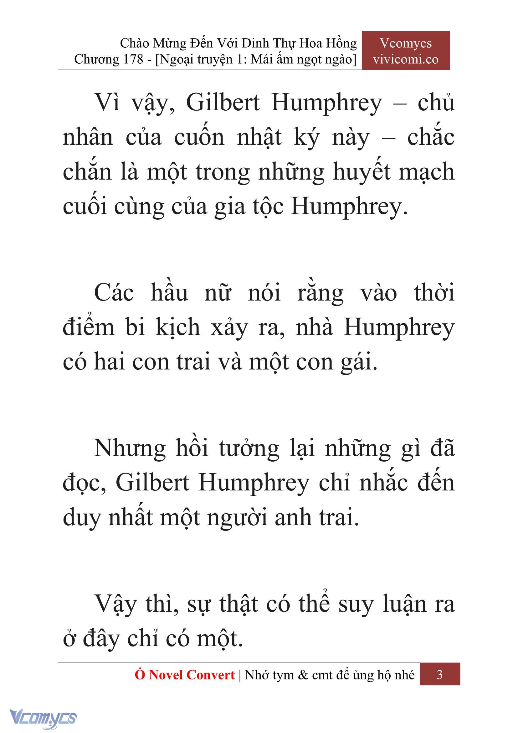 [Novel] Chào Mừng Đến Với Dinh Thự Hoa Hồng Chap 178 - Trang 2