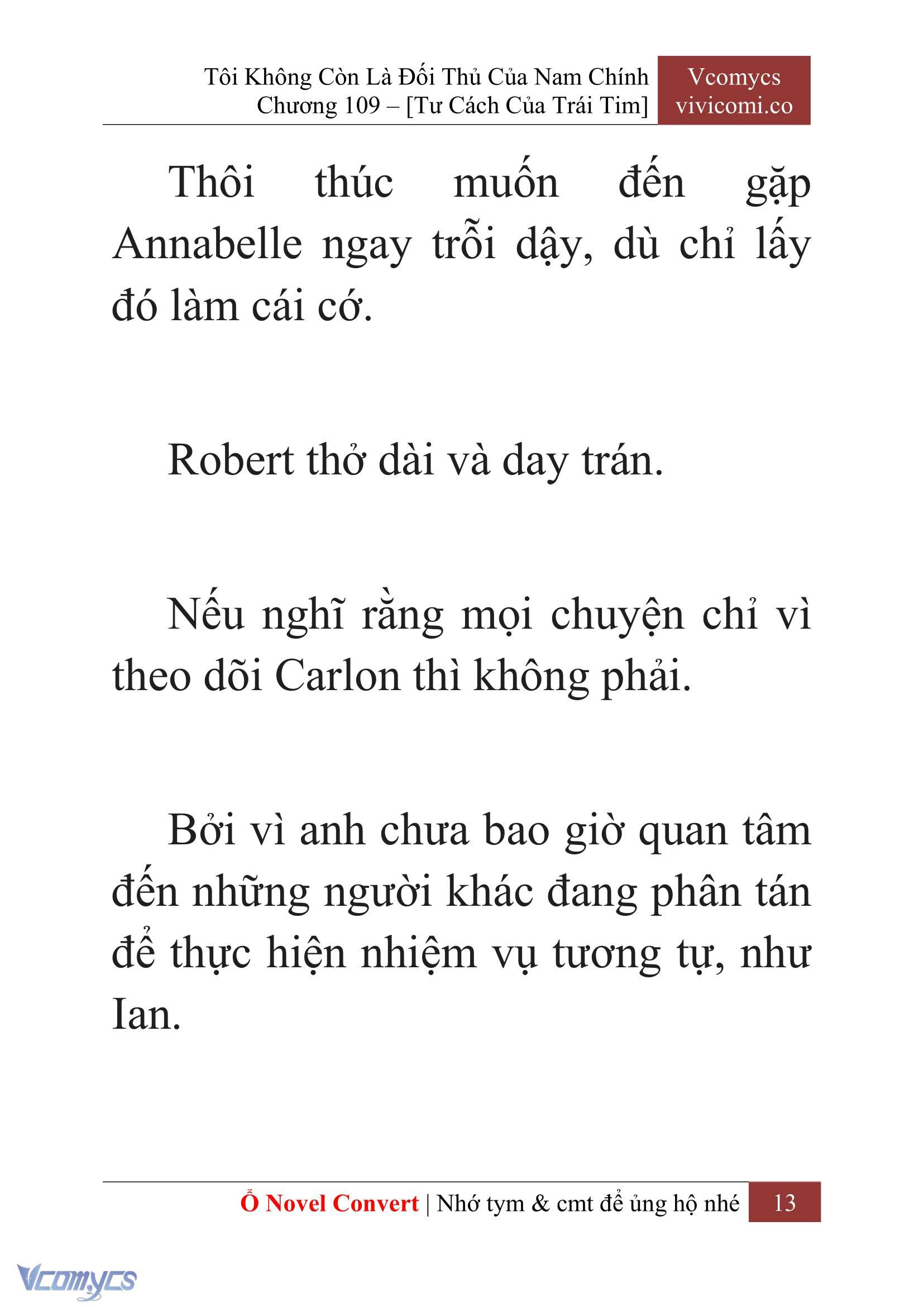 [Novel] Tôi Không Còn Là Đối Thủ Của Nam Chính Chap 109 - Trang 2