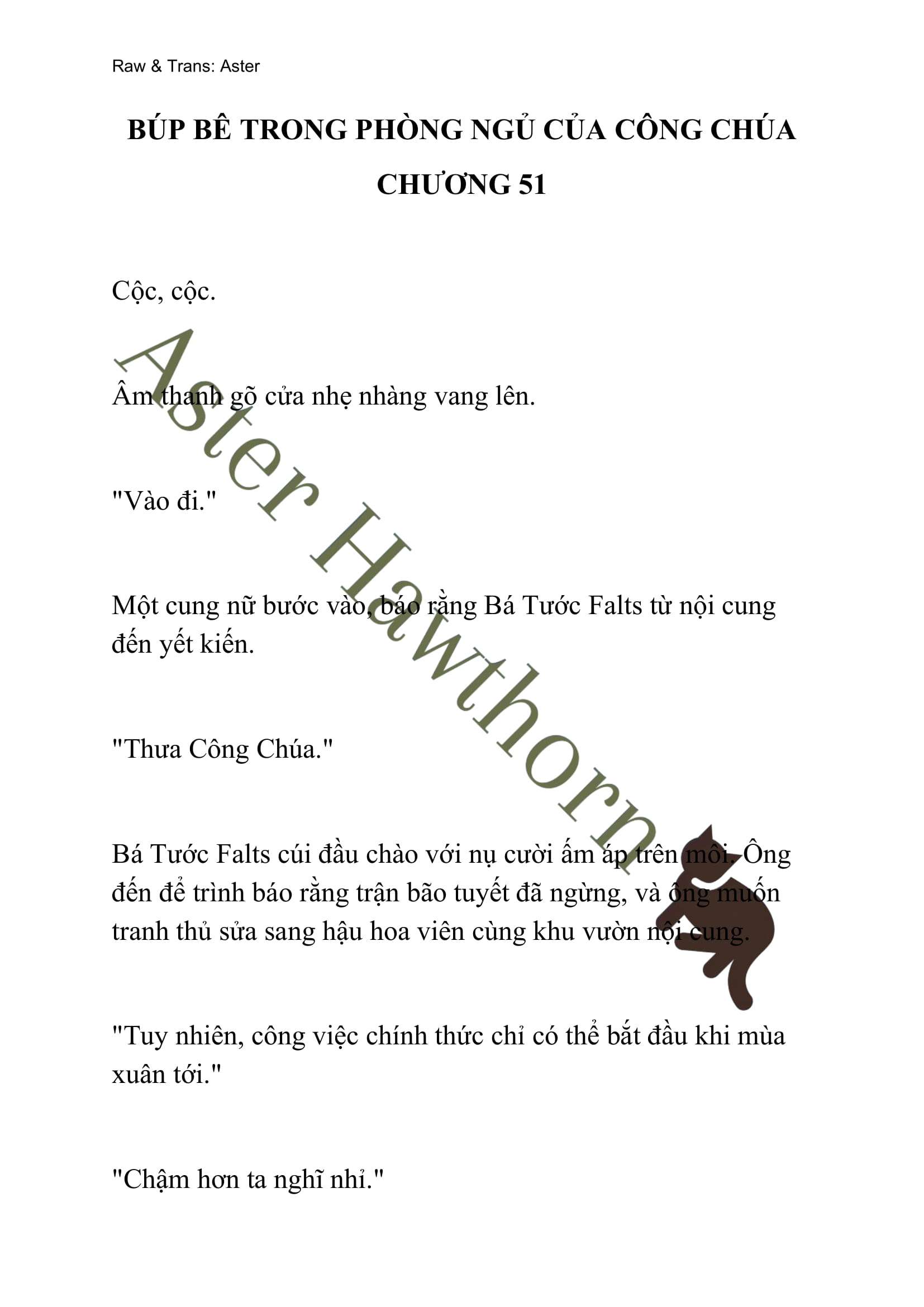 [NOVEL] Búp Bê Trong Phòng Ngủ Của Công Chúa Chap 51 - Trang 2