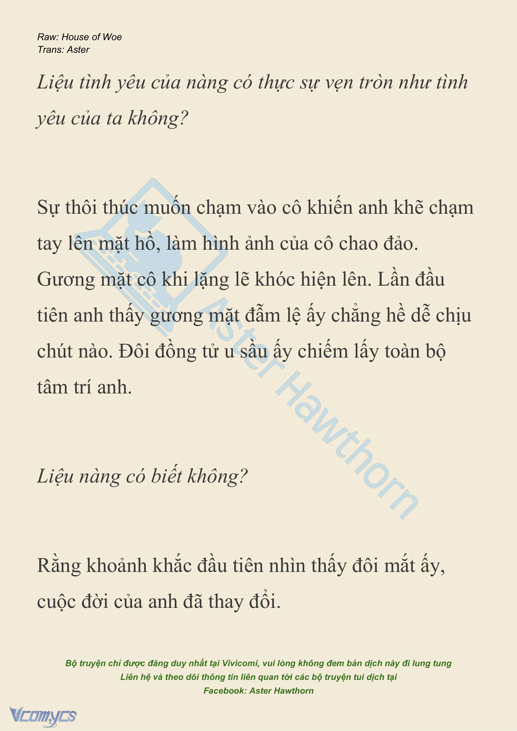 [NOVEL] Dành Cho Các Nữ Thần: Dành cho Psyche Chap 25 - Trang 2