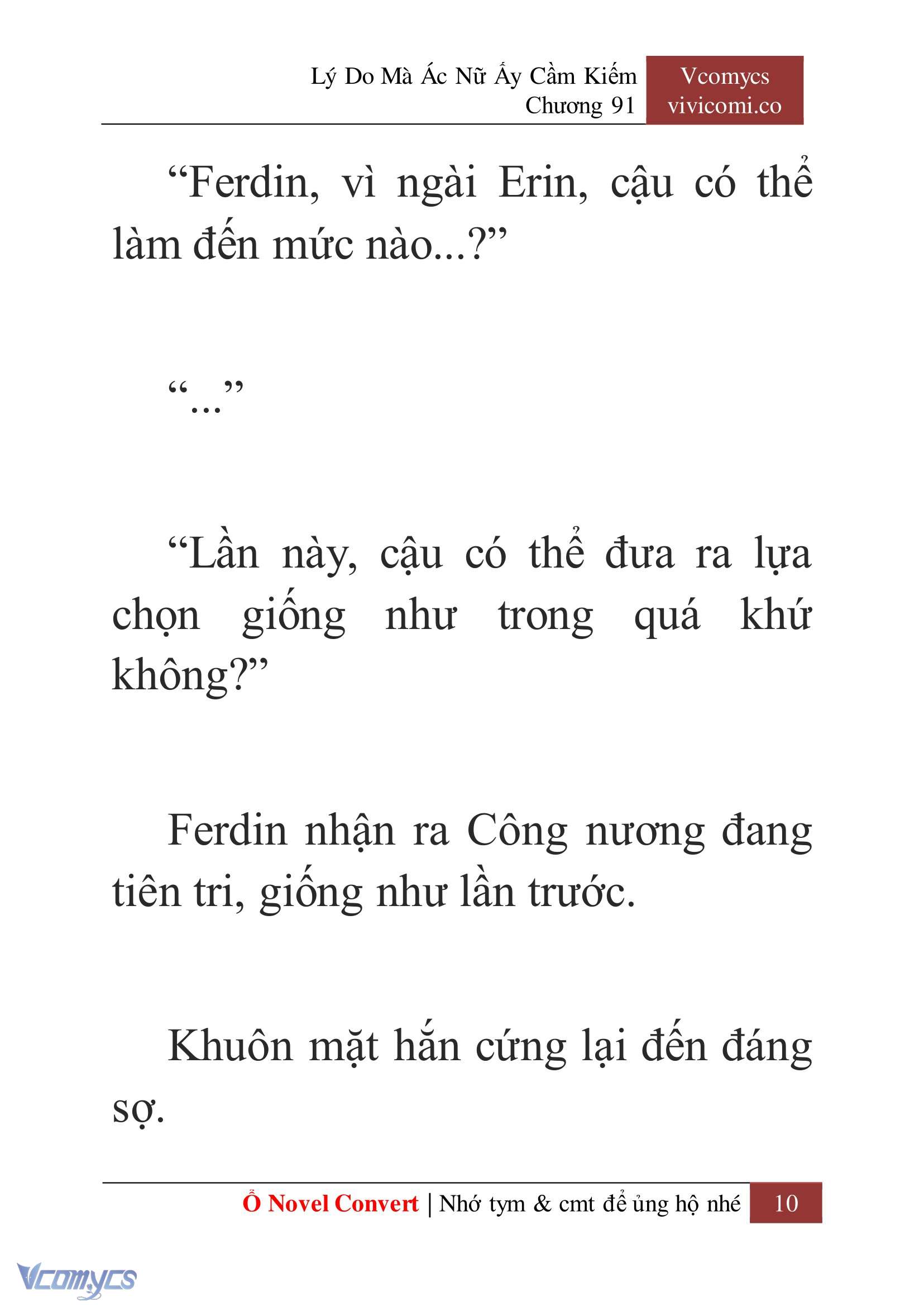 [Novel] Lý Do Mà Ác Nữ Ấy Cầm Kiếm Chap 91 - Next Chap 92