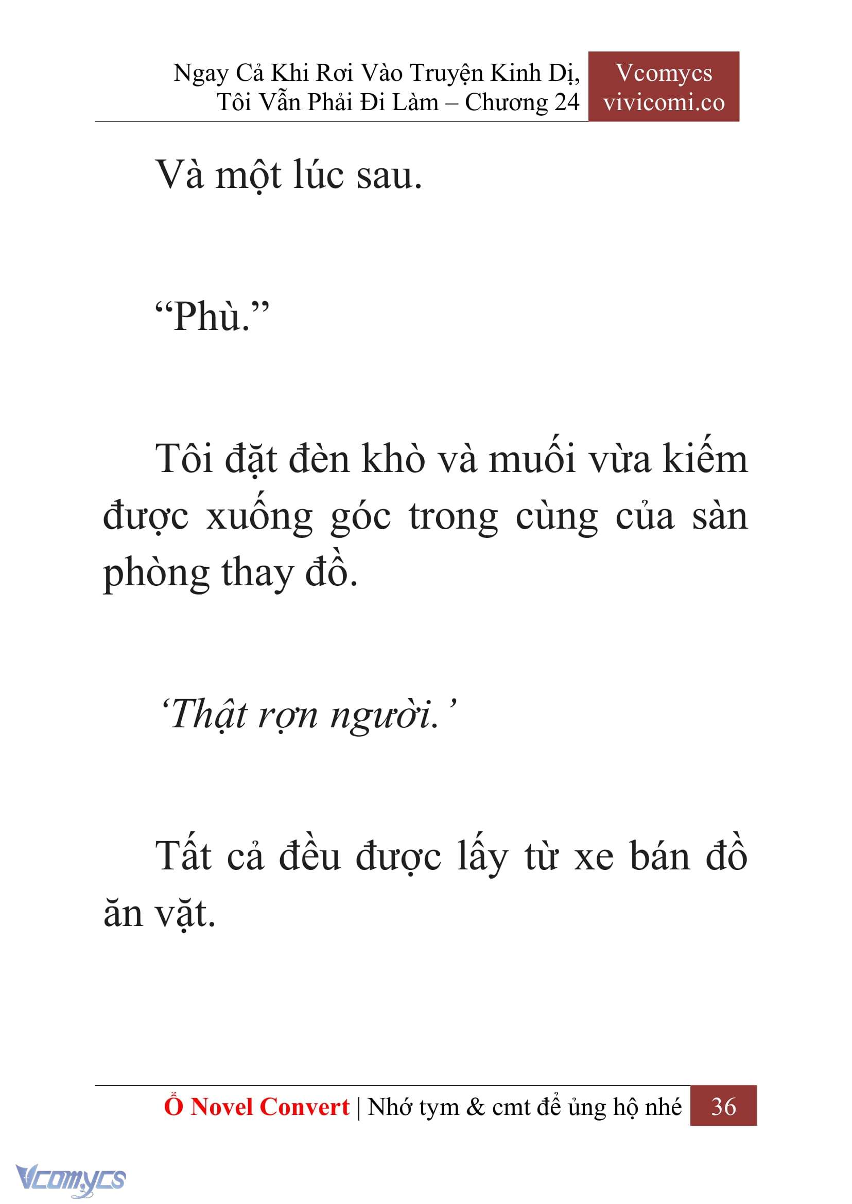 [Novel] Ngay Cả Khi Rơi Vào Truyện Kinh Dị, Tôi Vẫn Phải Đi Làm Chap 24 - Trang 2