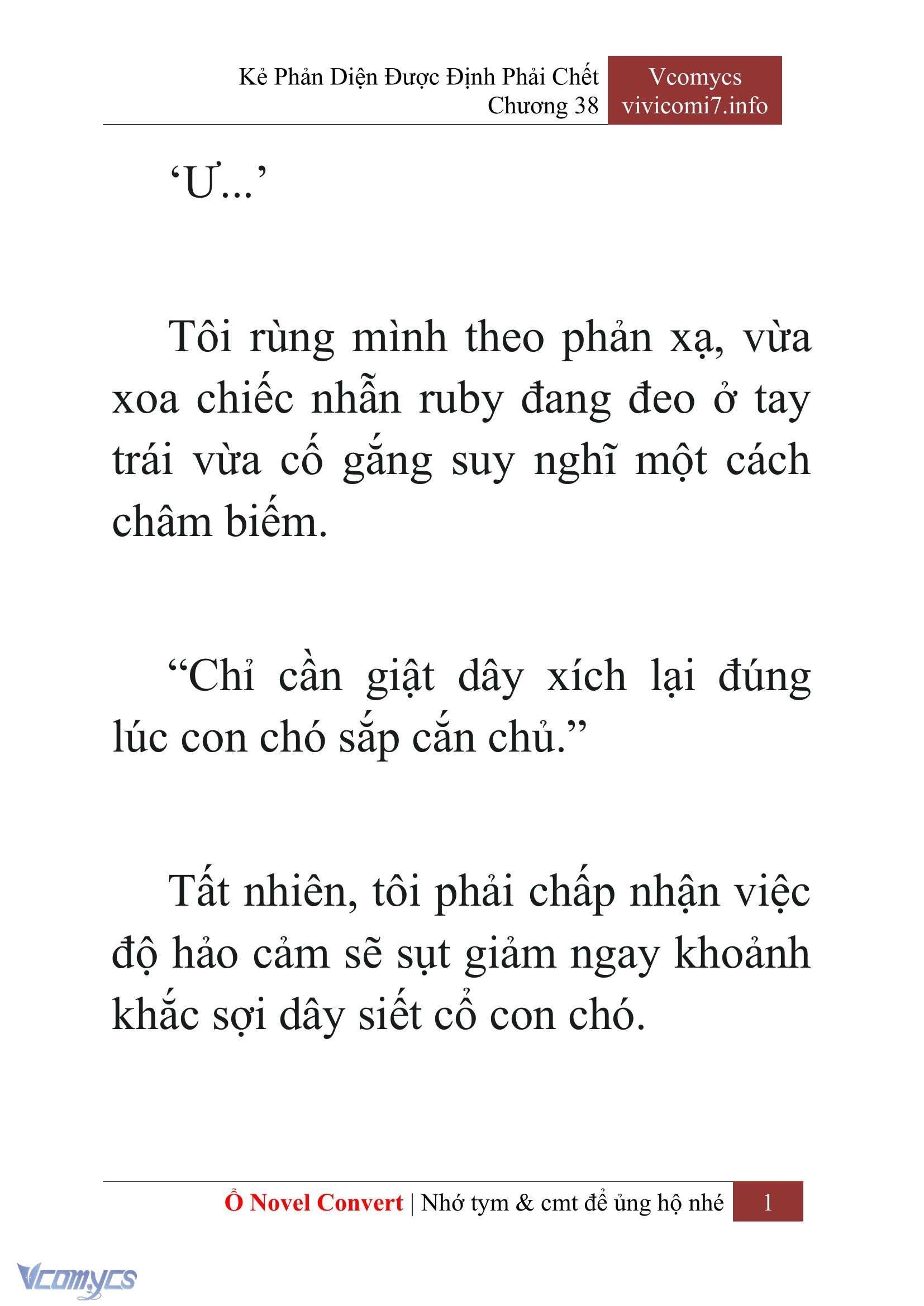 [Novel] Kẻ Phản Diện Được Định Phải Chết Chap 38 - Next Chap 39