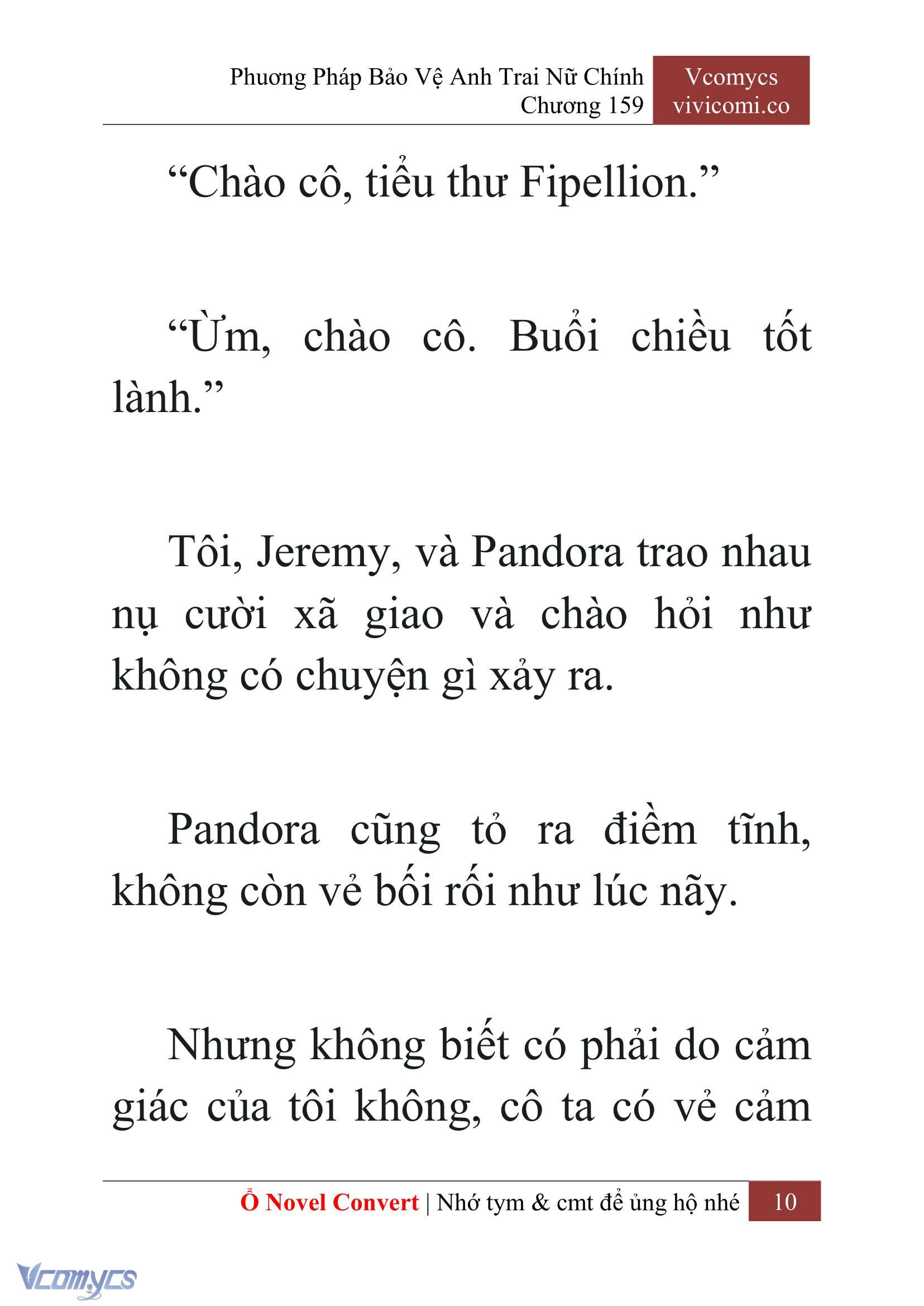 [Novel] Phương Pháp Bảo Vệ Anh Trai Nữ Chính Chap 159 - Trang 2