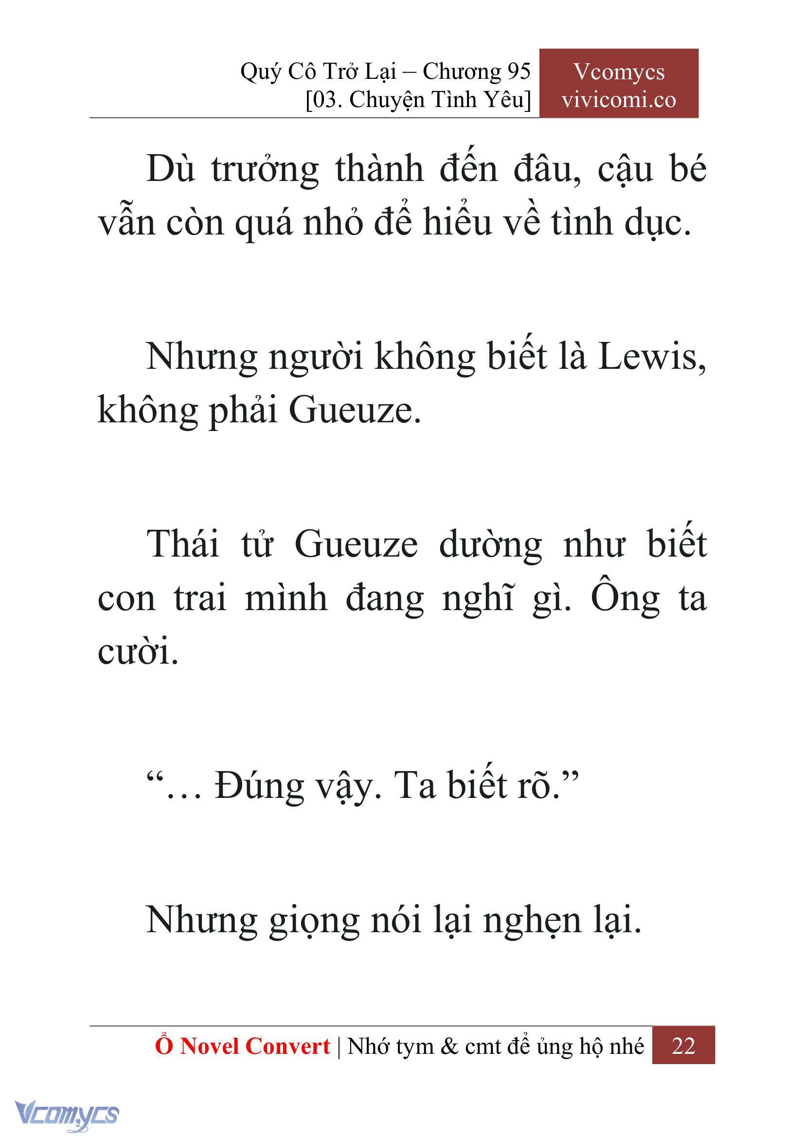 [Novel] Quý Cô Trở Lại Chap 95 - Trang 2