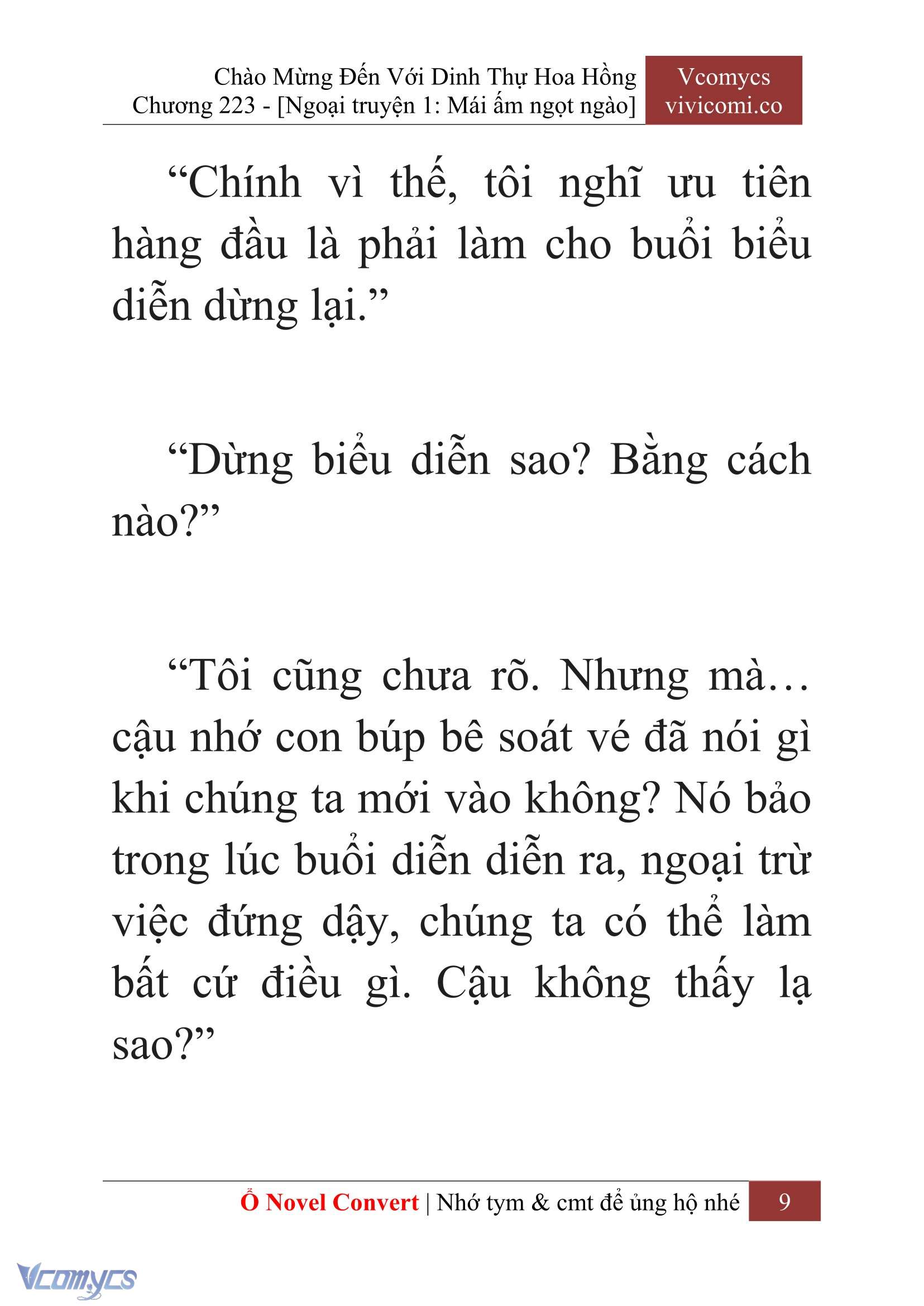 [Novel] Chào Mừng Đến Với Dinh Thự Hoa Hồng Chap 223 - Trang 2