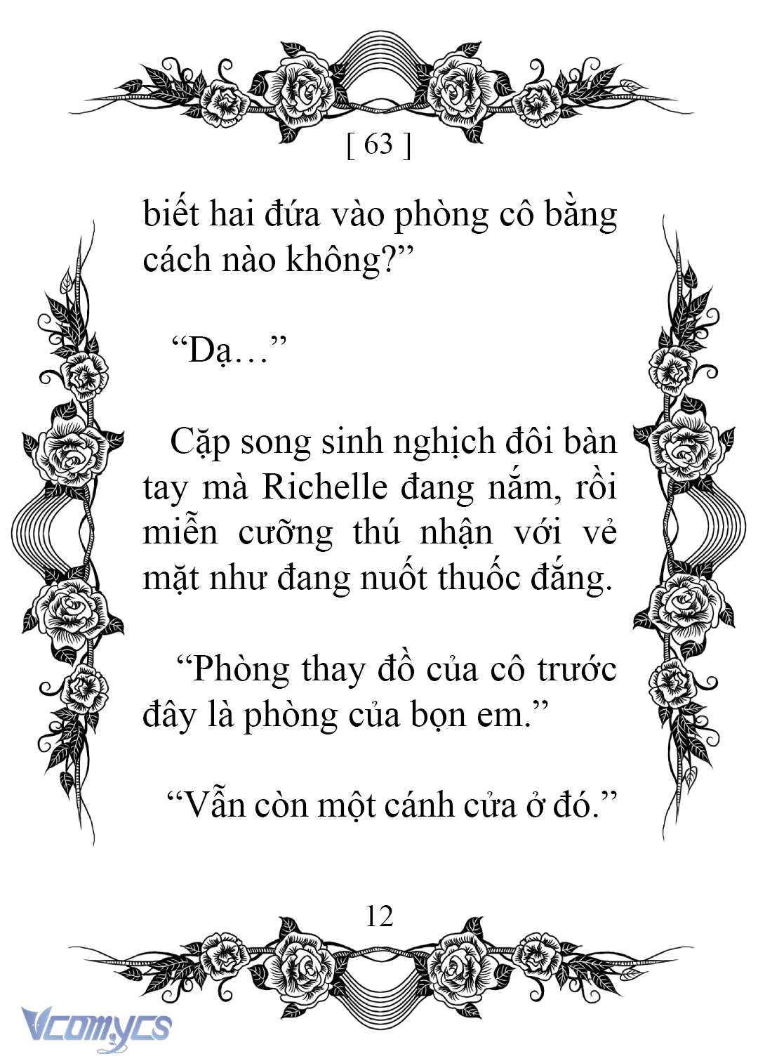 [Novel] Chào Mừng Đến Với Dinh Thự Hoa Hồng Chap 63 - Trang 2