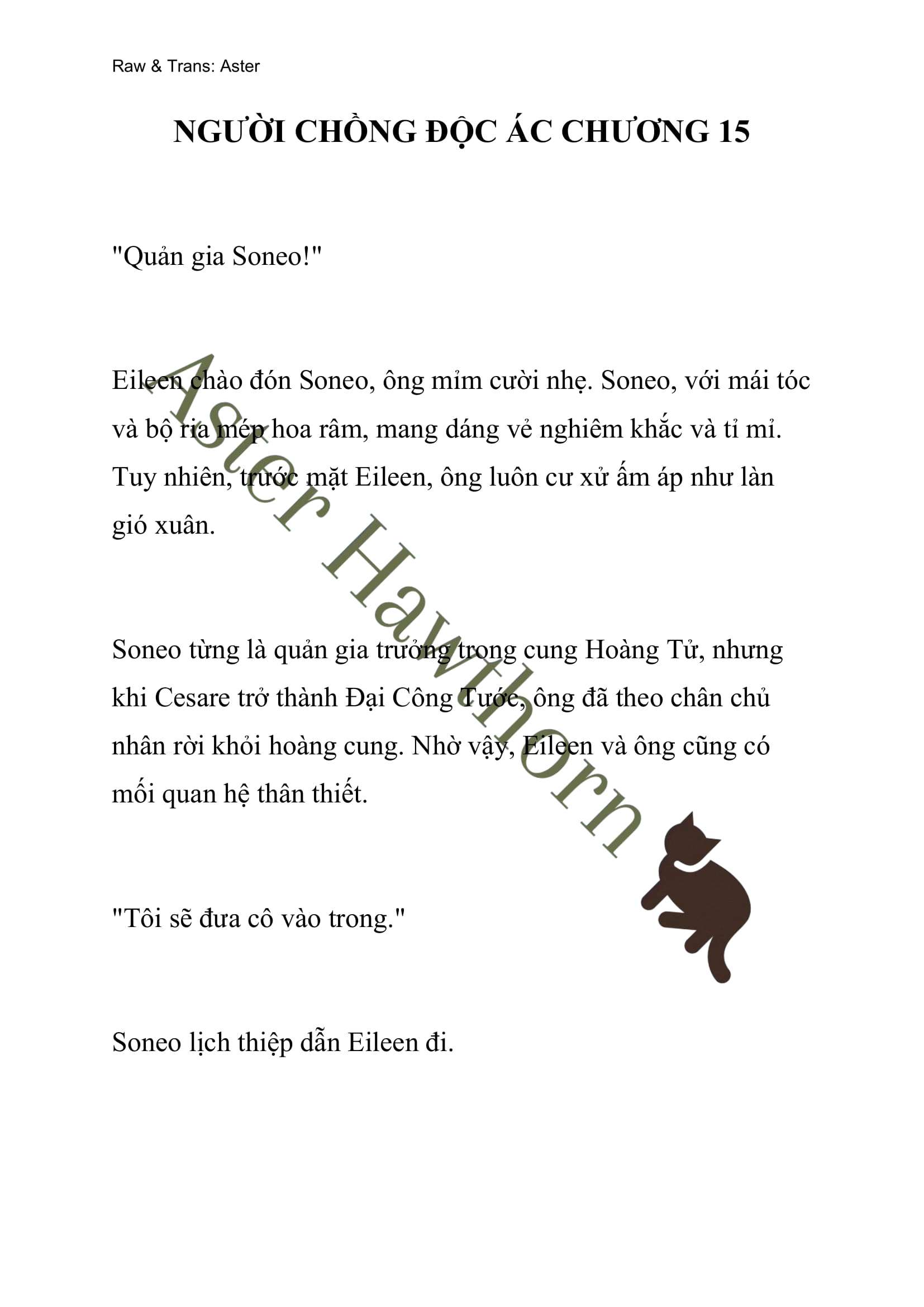 [NOVEL] Người Chồng Độc Ác Chap 15 - Trang 2