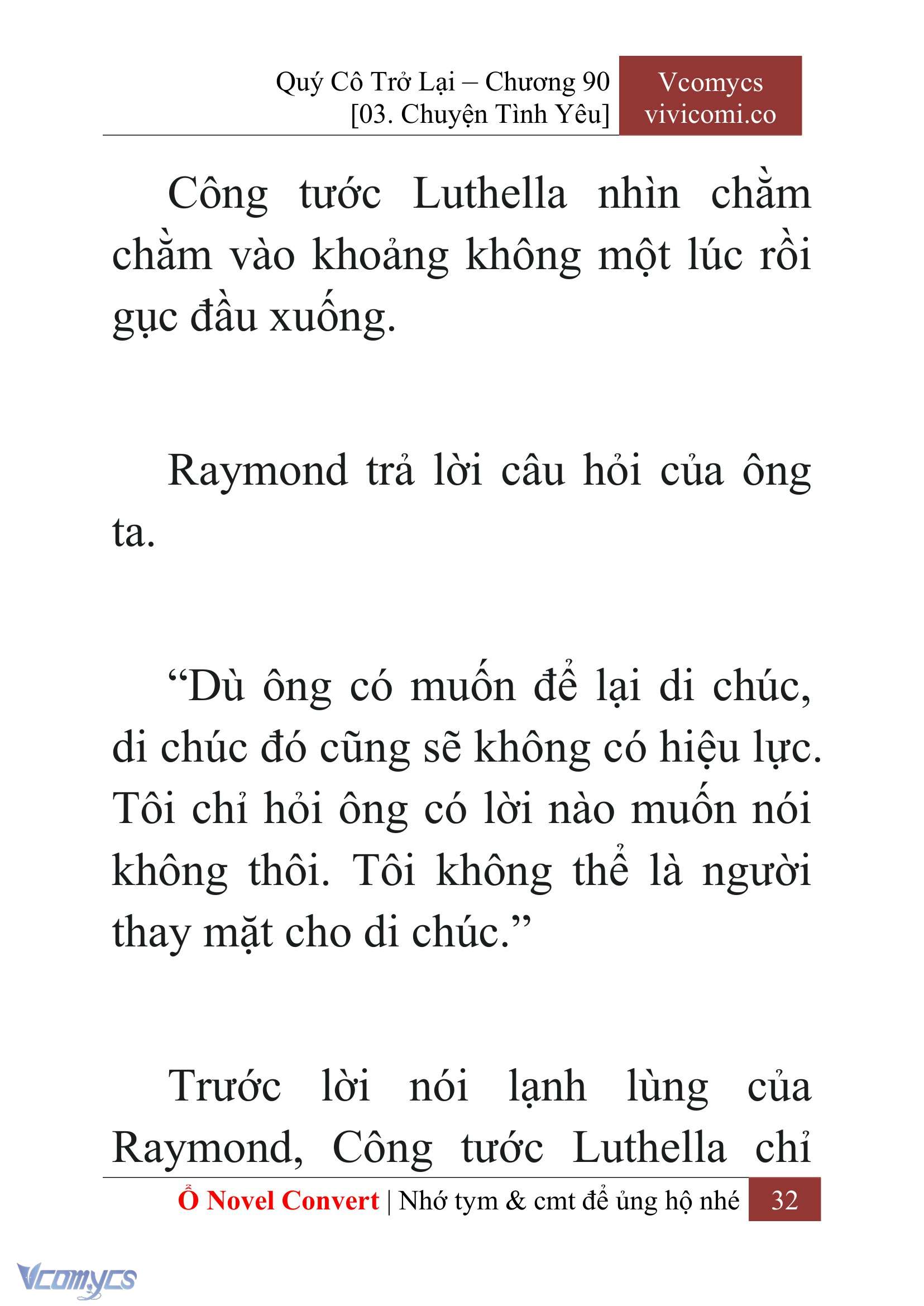 [Novel] Quý Cô Trở Lại Chap 90 - Trang 2