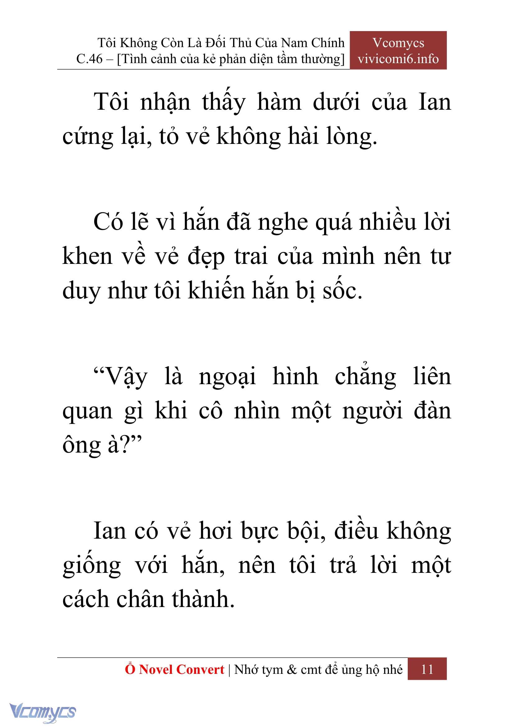 [Novel] Tôi Không Còn Là Đối Thủ Của Nam Chính Chap 46 - Trang 2